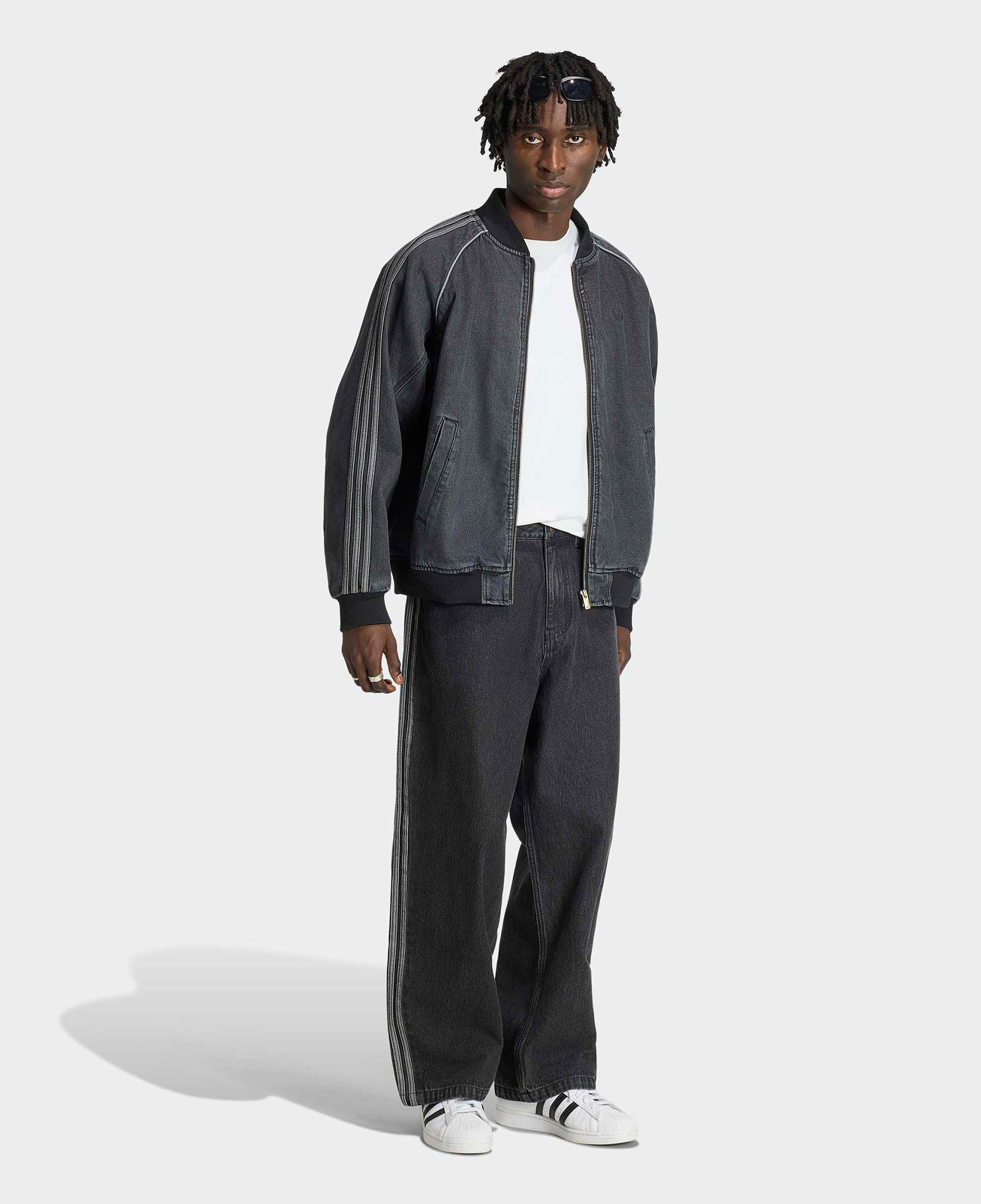 adidas Denim Straight Erkek Siyah Jean Pantolon