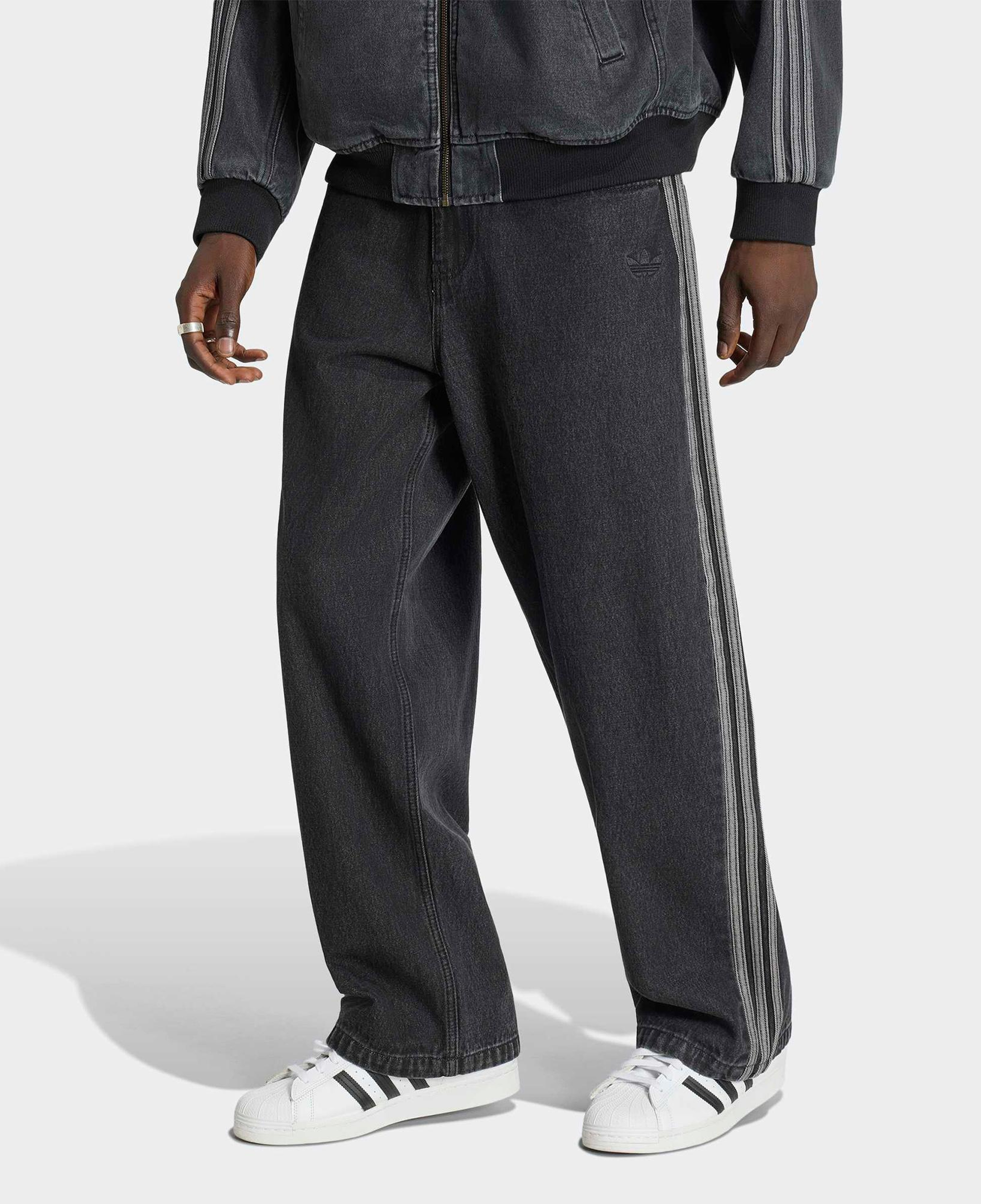 adidas Denim Straight Erkek Siyah Jean Pantolon