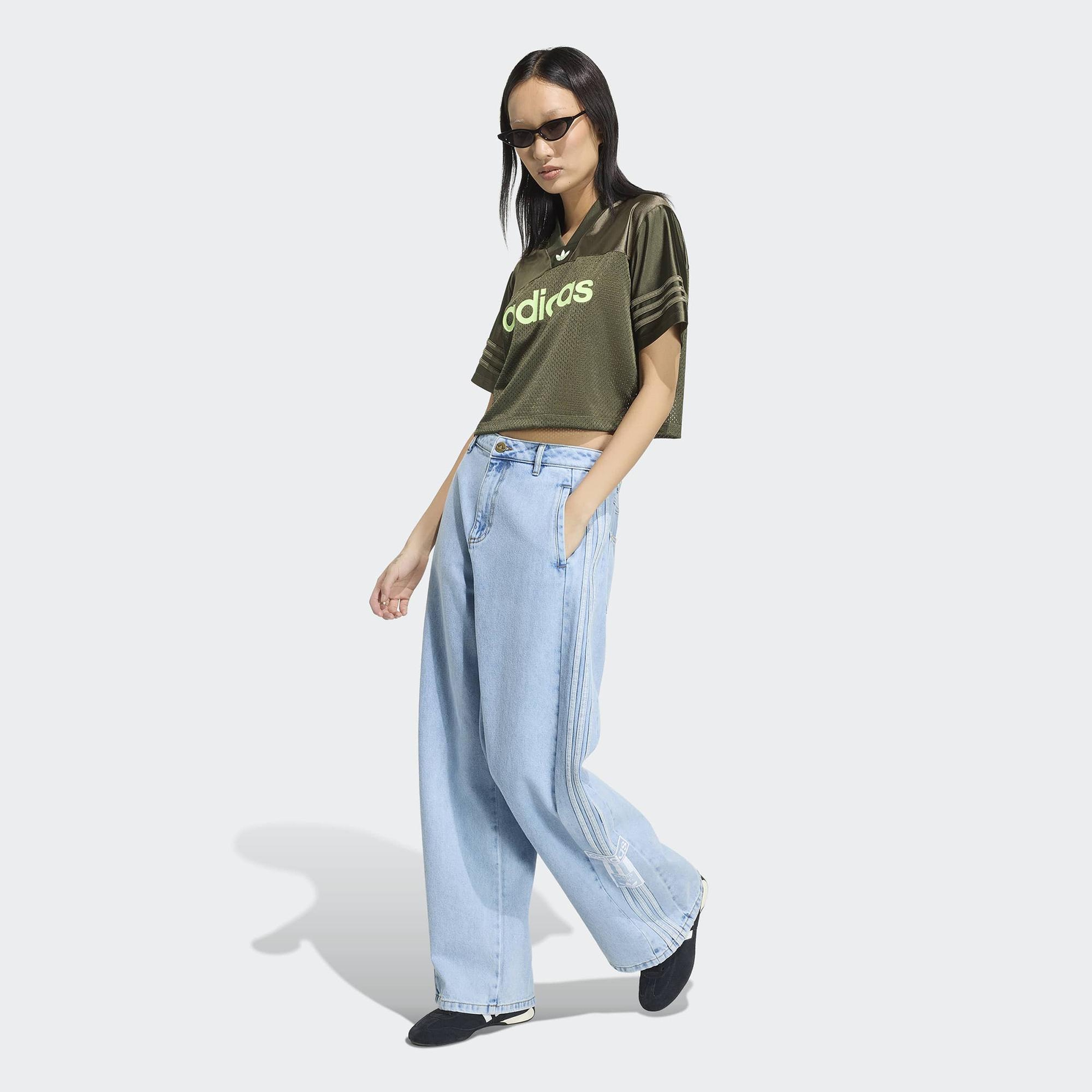 adidas Adibreak Kadın Mavi Jean Pantolon