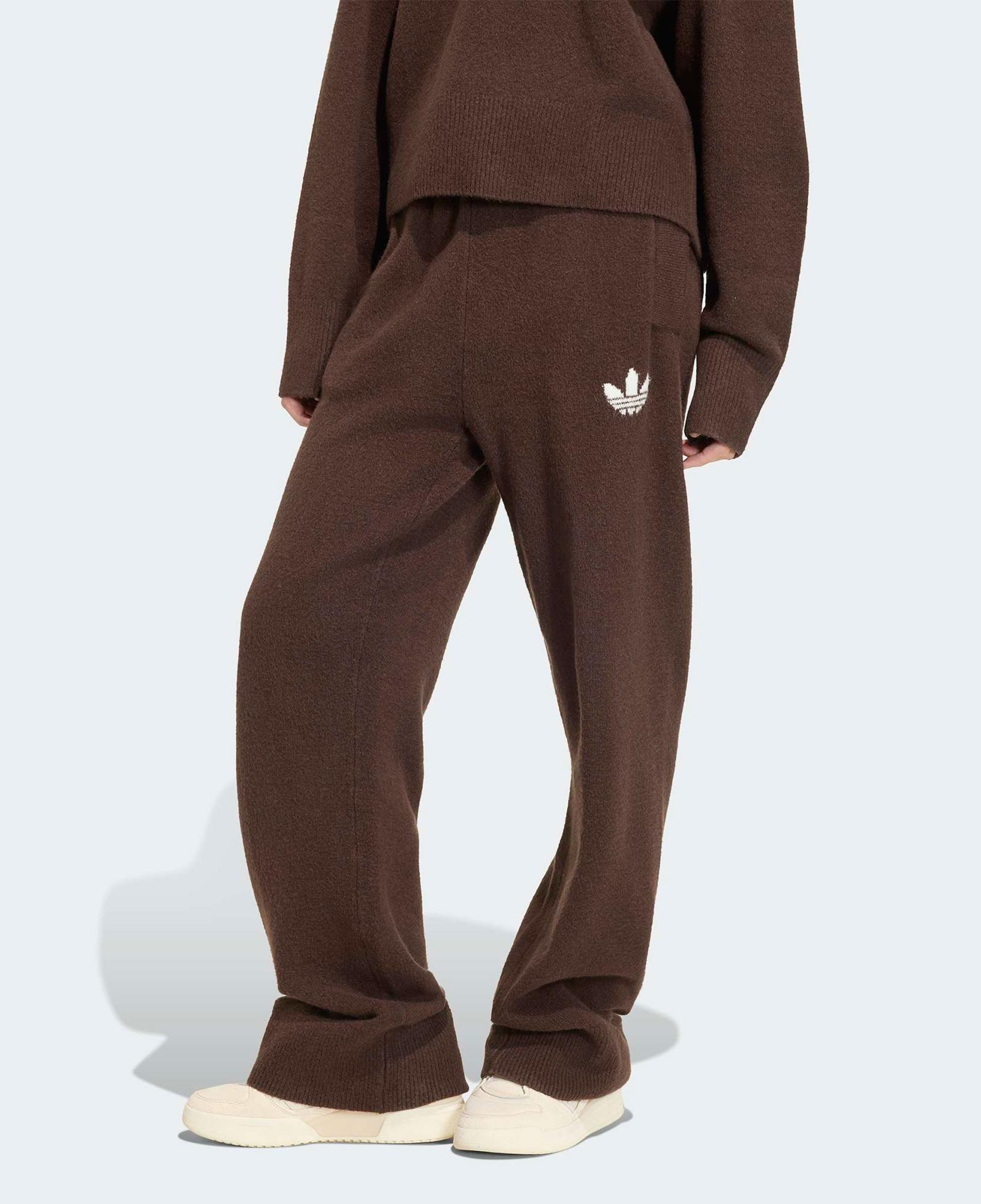 adidas Essentials Knit Kadın Kahverengi Eşofman Altı