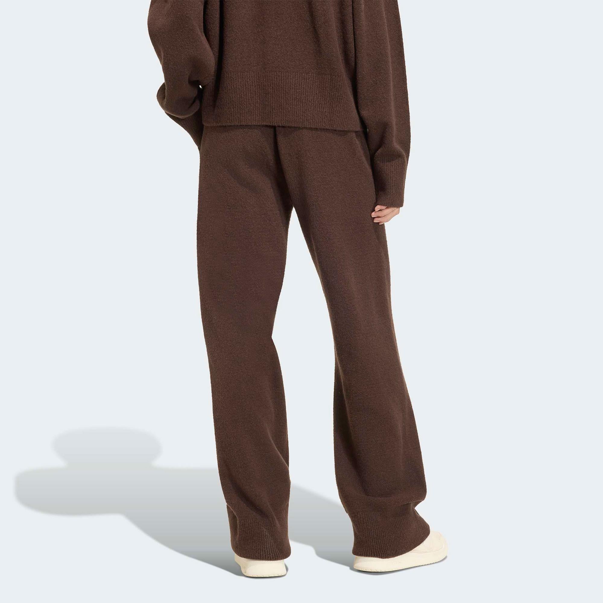 adidas Essentials Knit Kadın Kahverengi Eşofman Altı