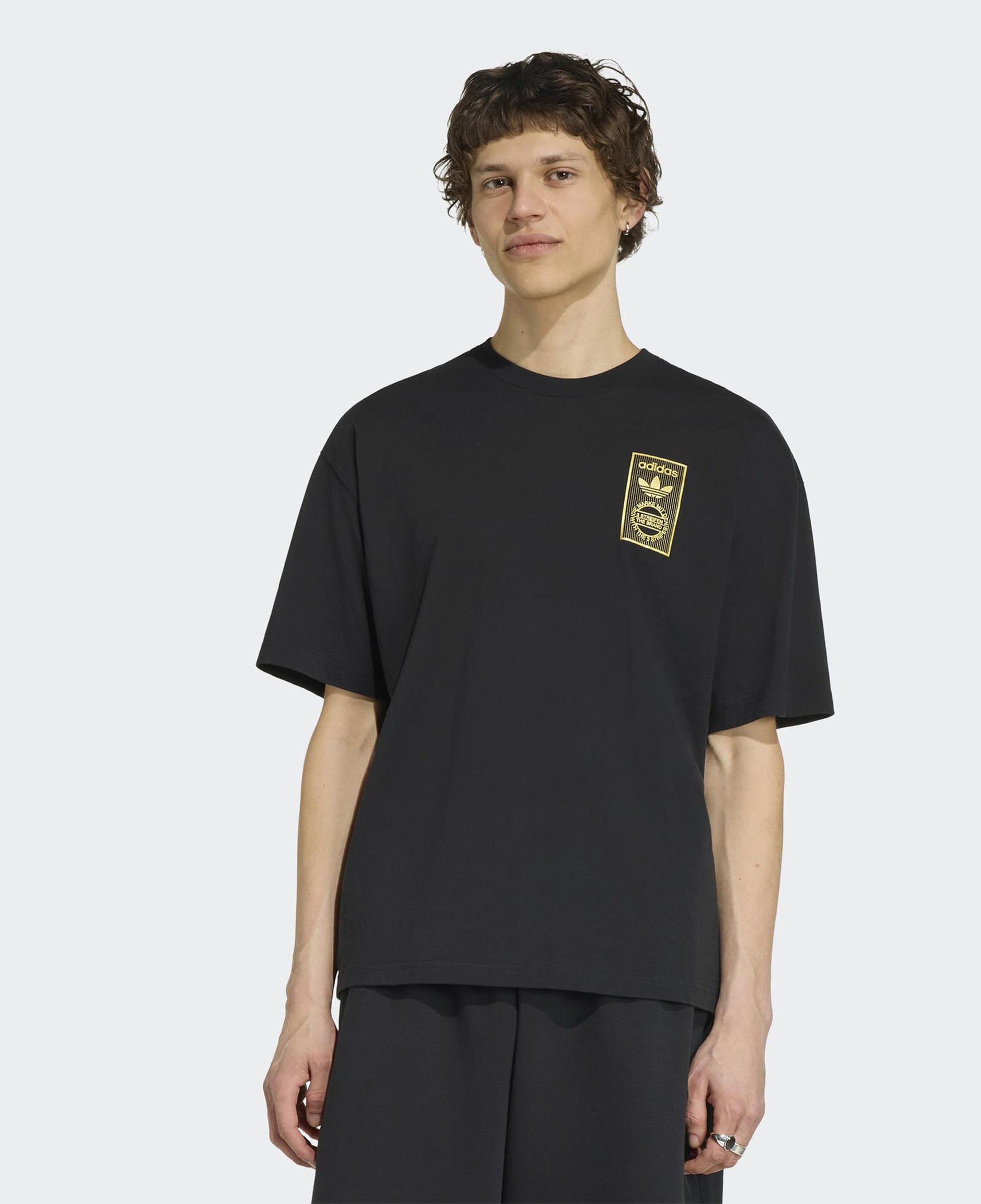 adidas Varsity Gold Erkek Siyah T-Shirt