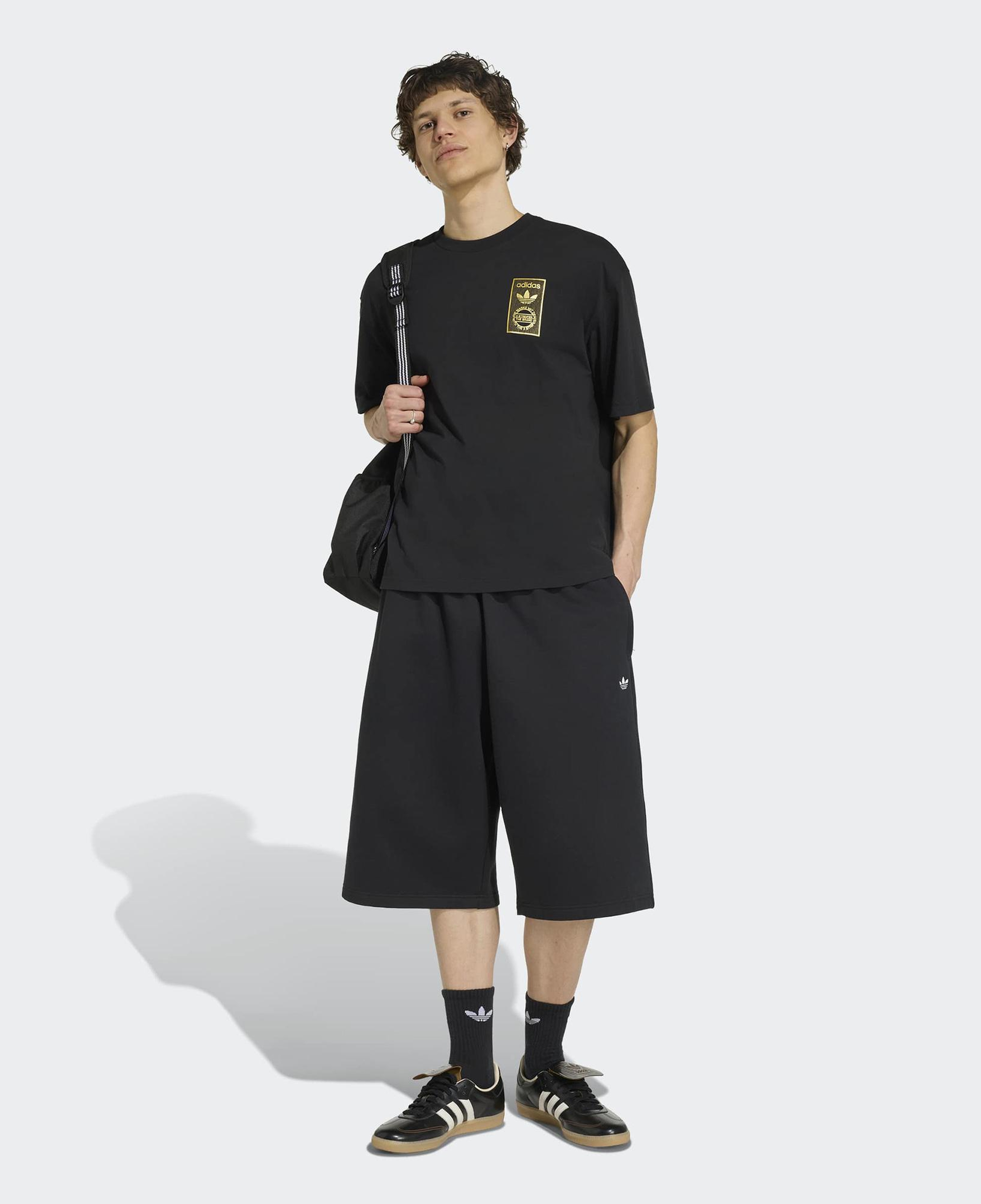 adidas Varsity Gold Erkek Siyah T-Shirt