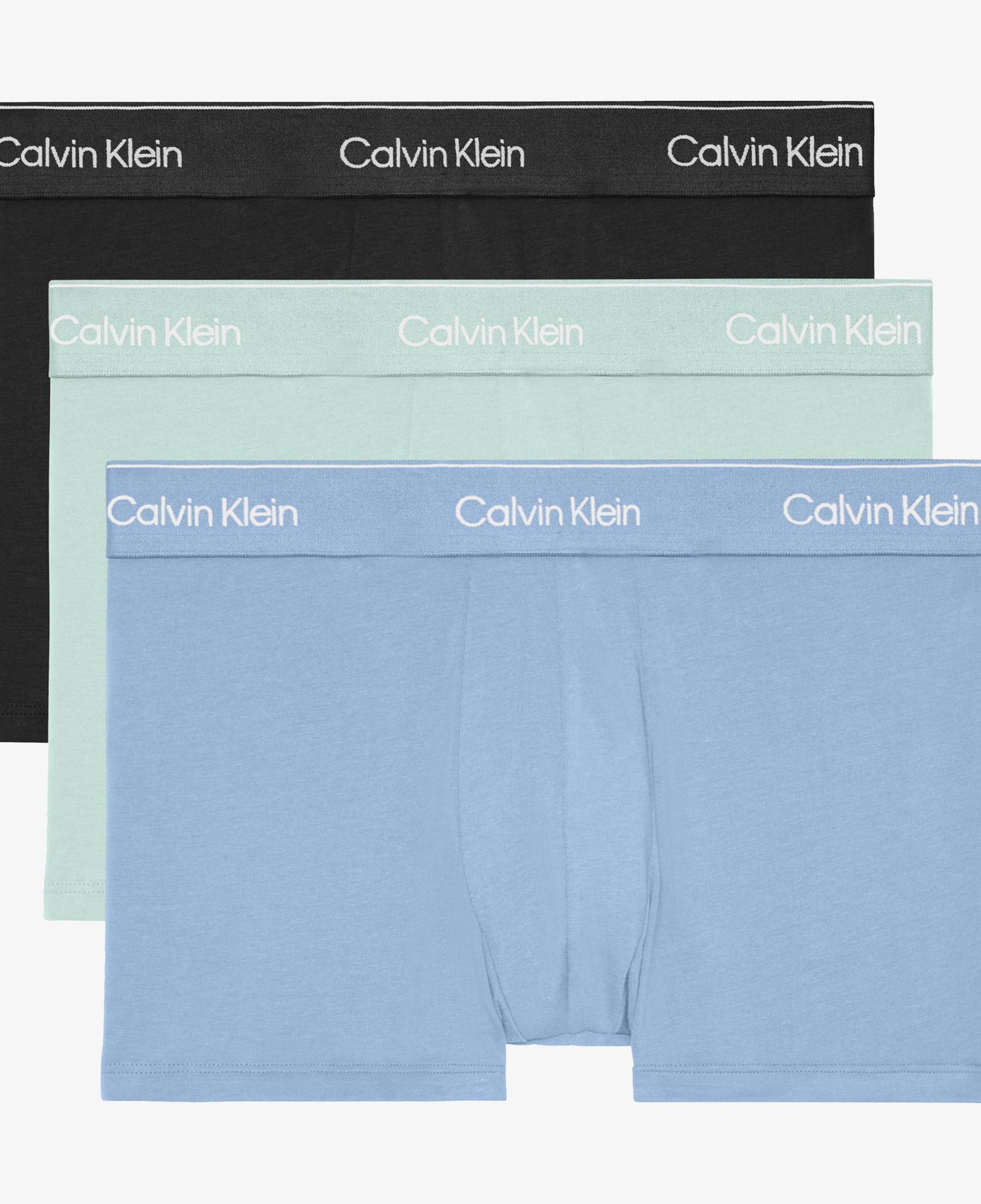 Calvin Klein Microfiber Erkek Mavi 3'lü Boxer
