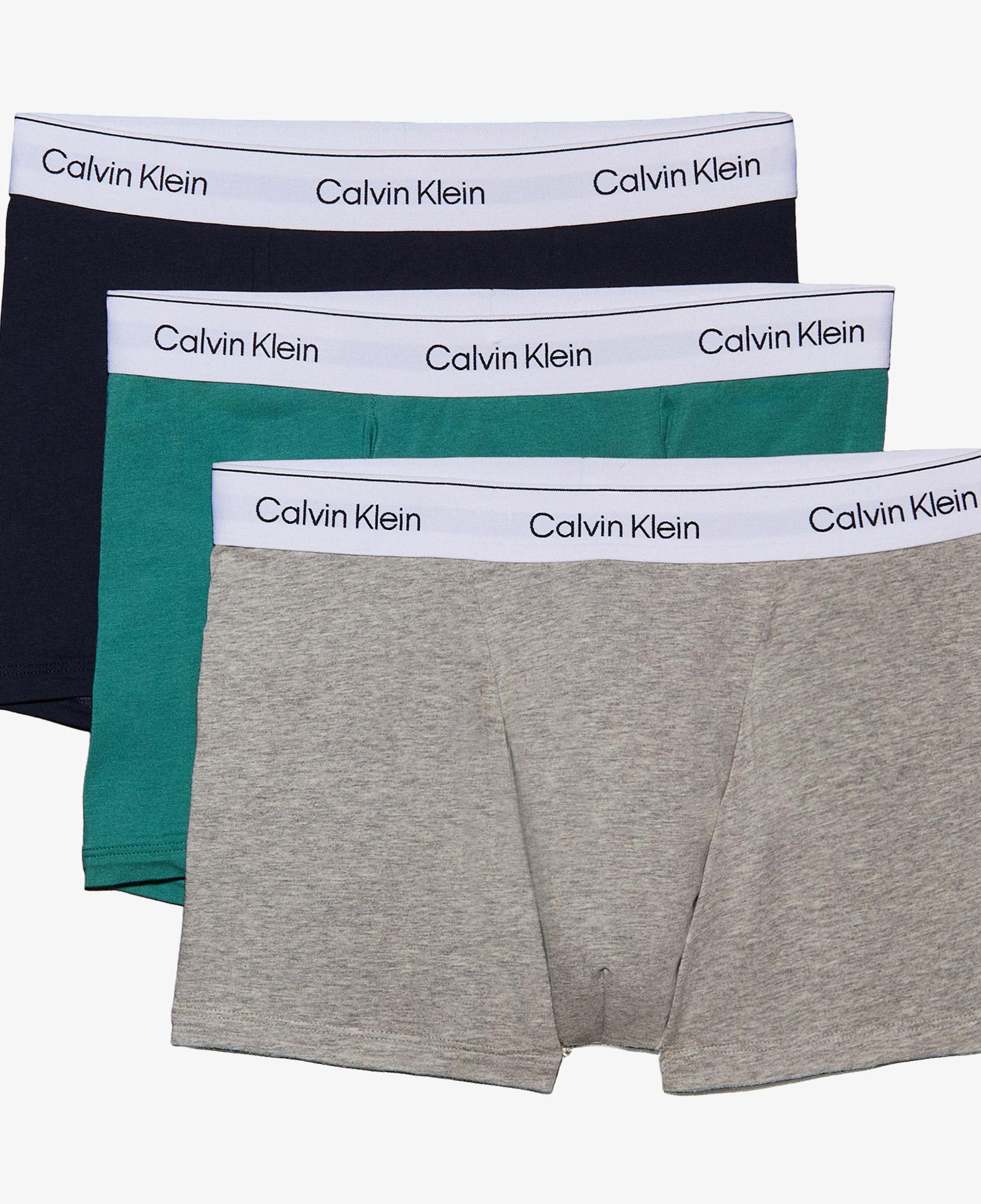 Calvin Klein Microfiber Erkek Mavi 3'lü Boxer
