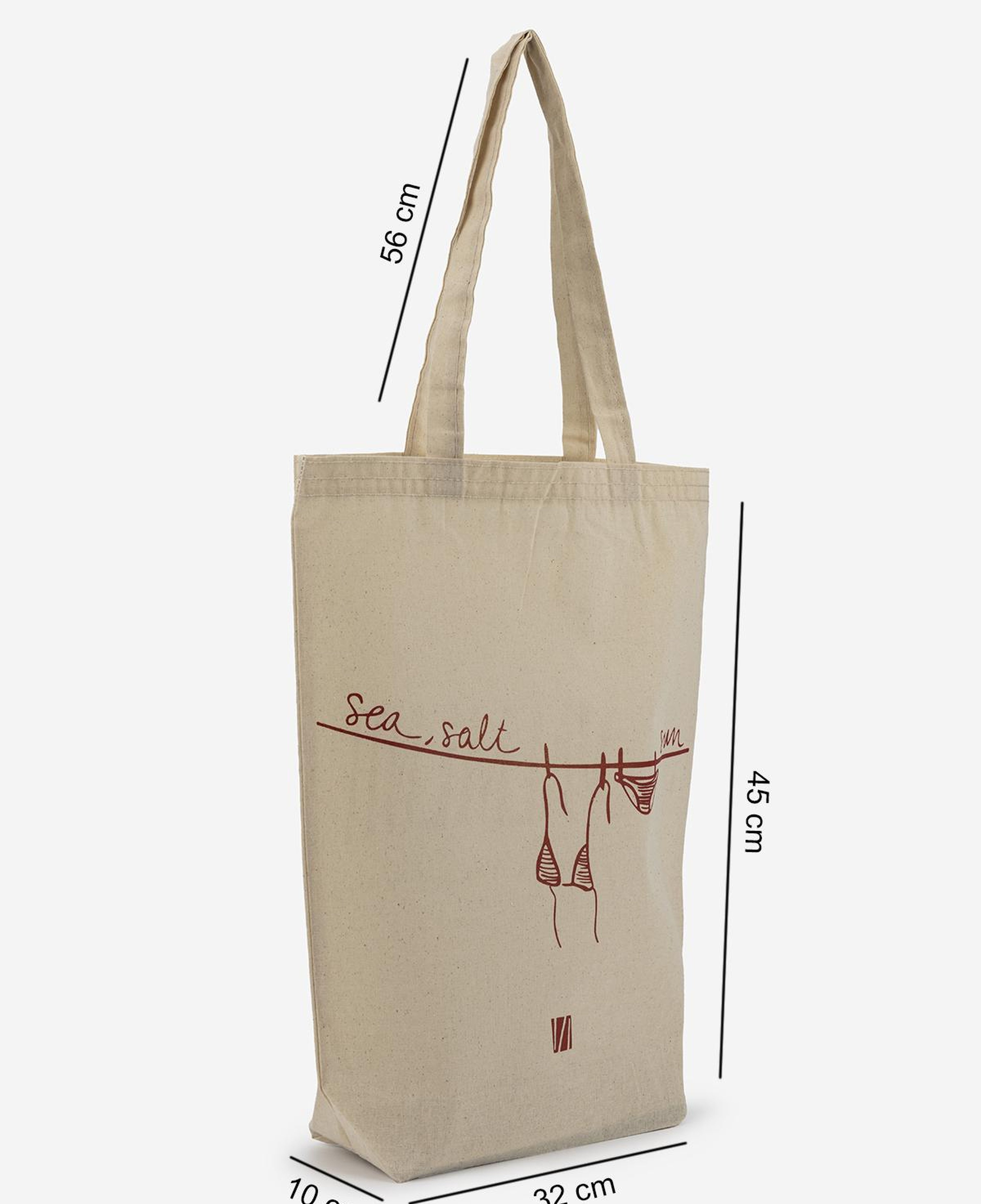 Valmenti Unisex Tekstil Kırmızı Bez Poşet Çanta
