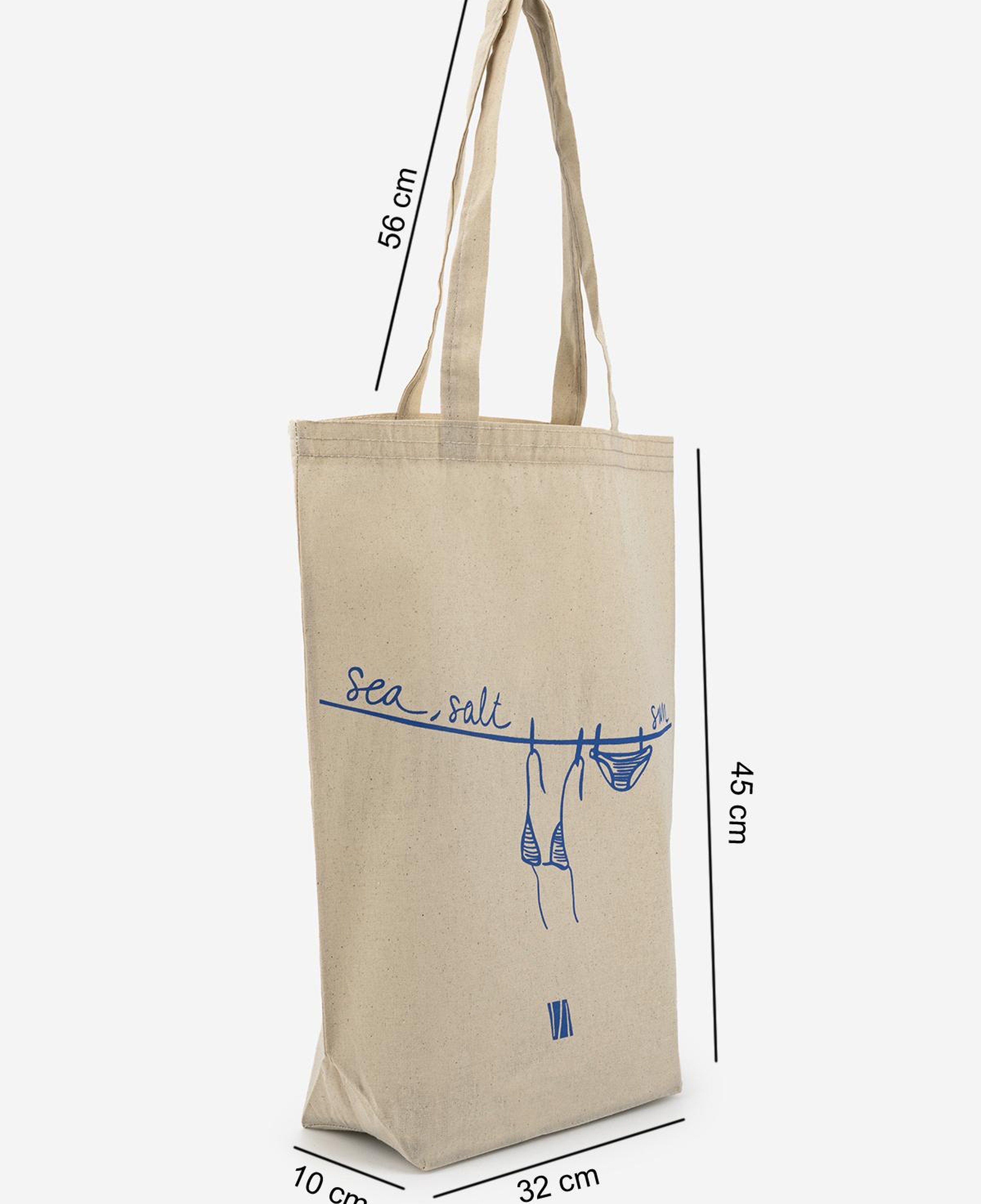Valmenti Unisex Tekstil Mavi Bez Poşet Çanta