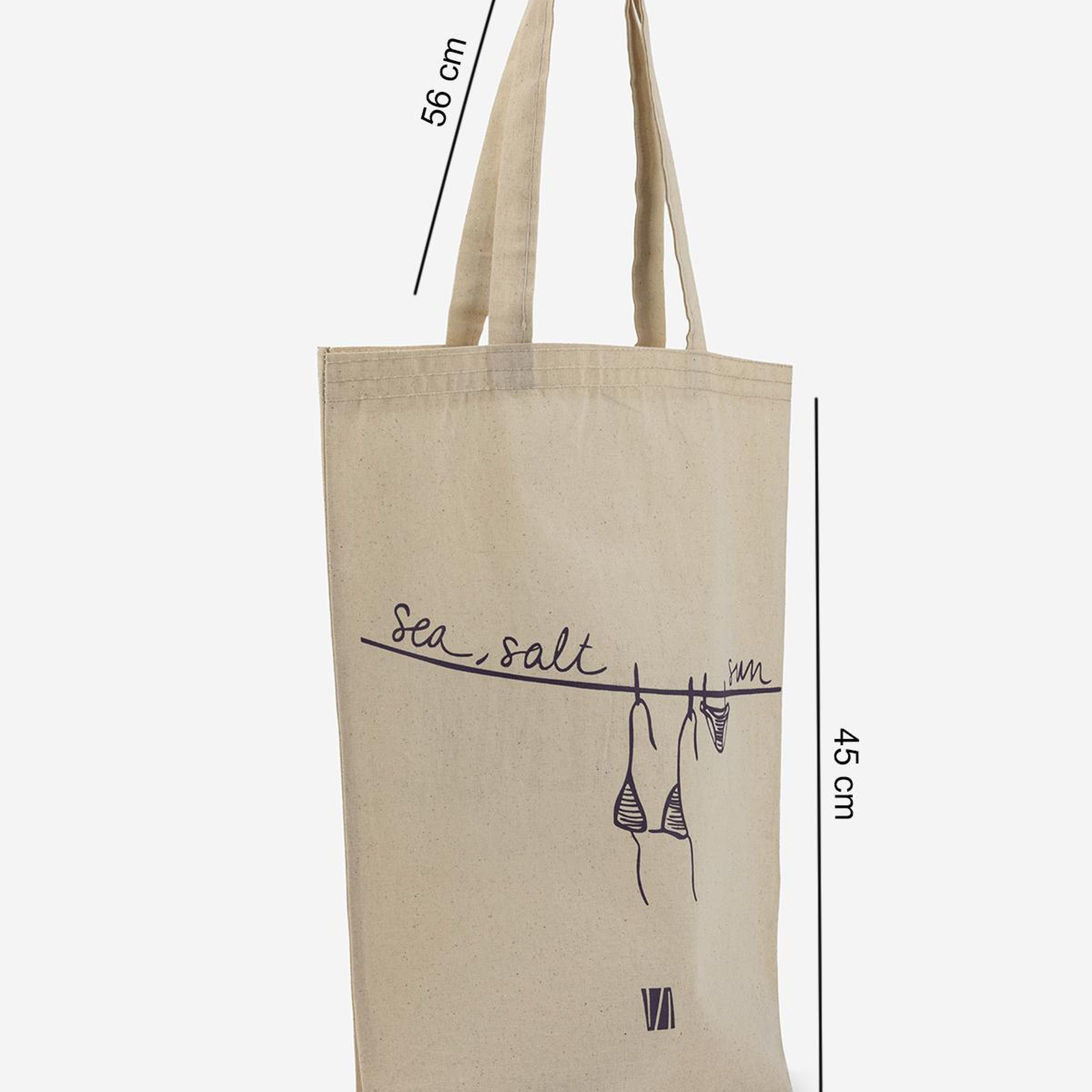 Valmenti Unisex Tekstil Lila Bez Poşet Çanta