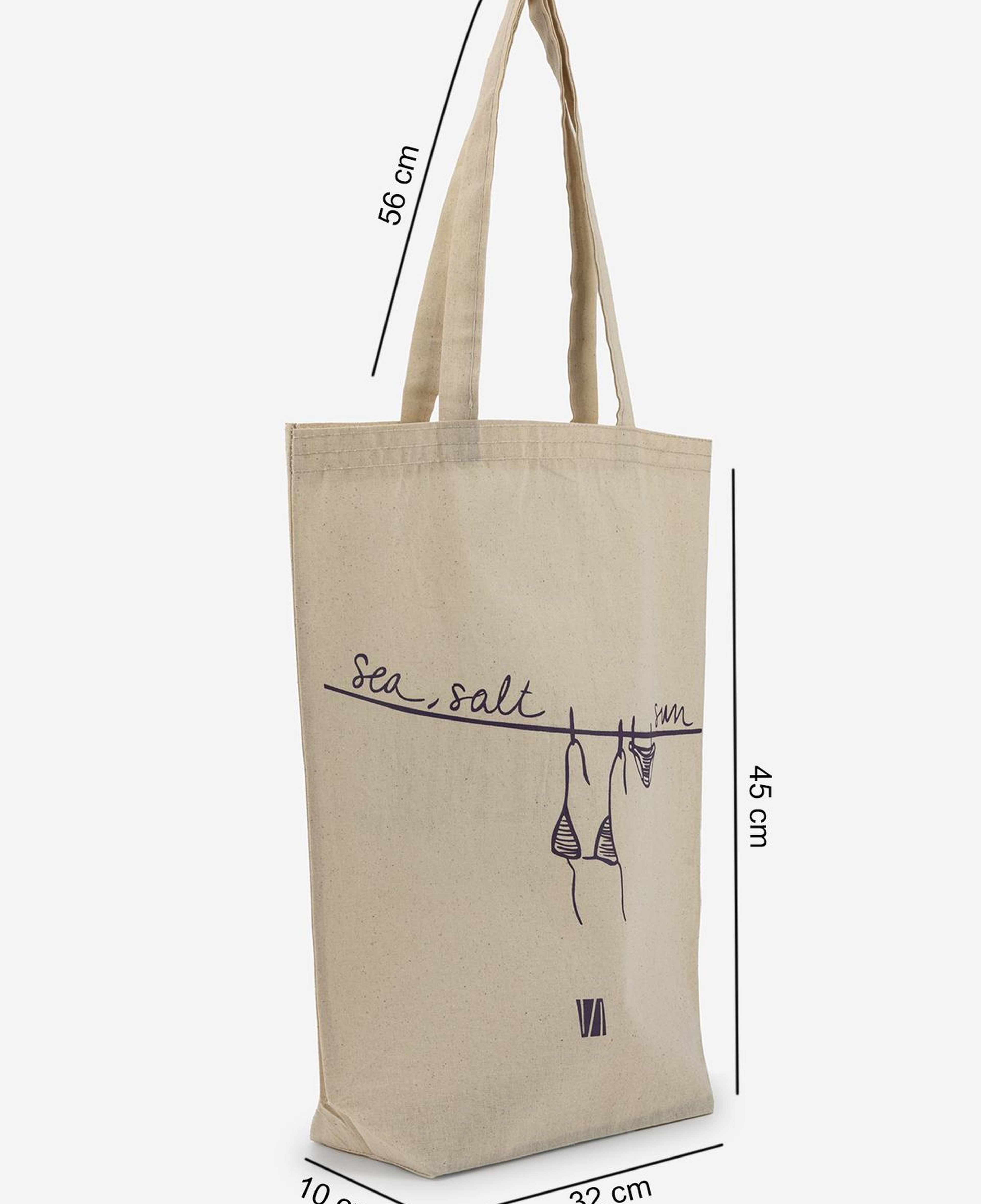 Valmenti Unisex Tekstil Lila Bez Poşet Çanta