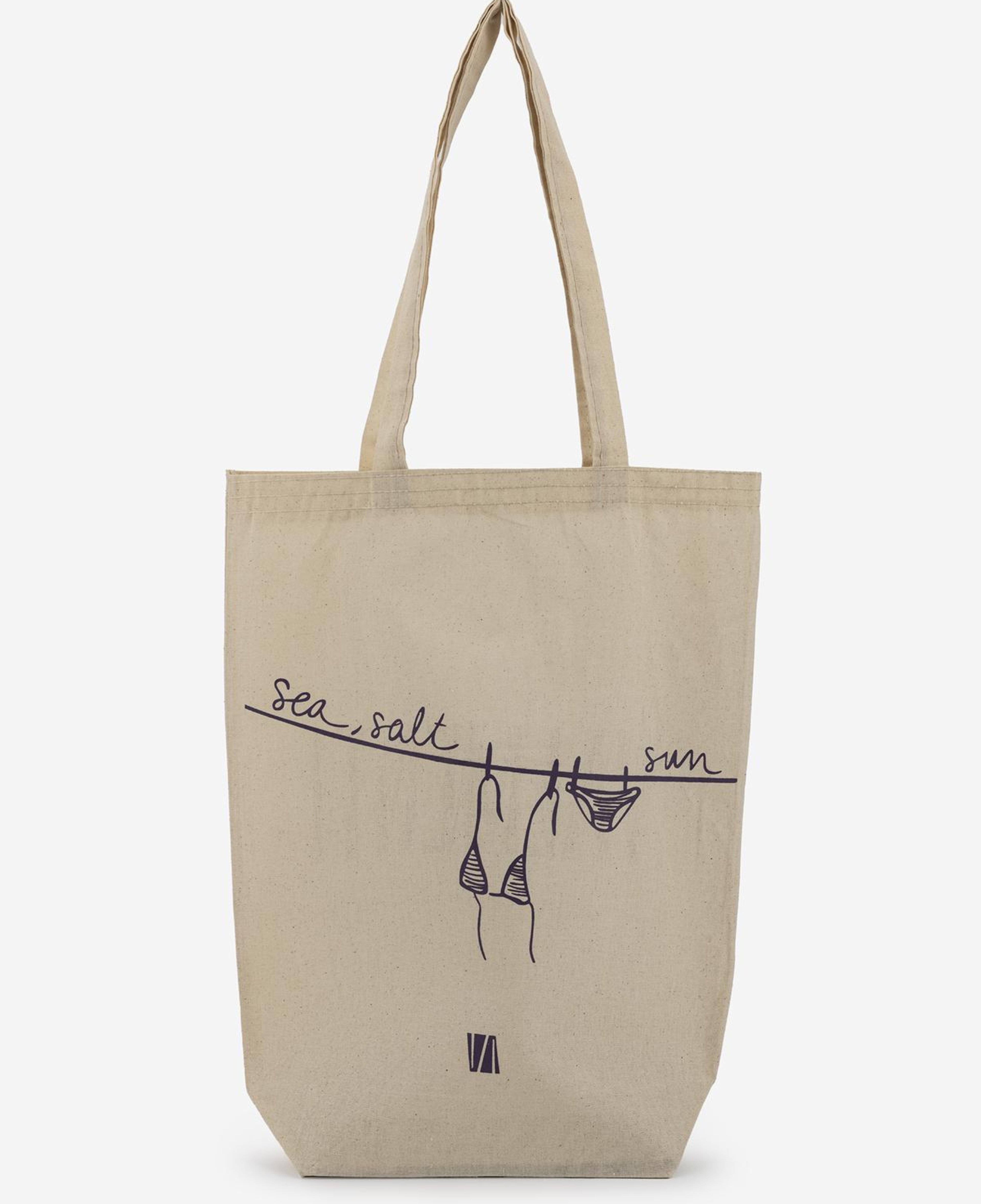 Valmenti Unisex Tekstil Lila Bez Poşet Çanta