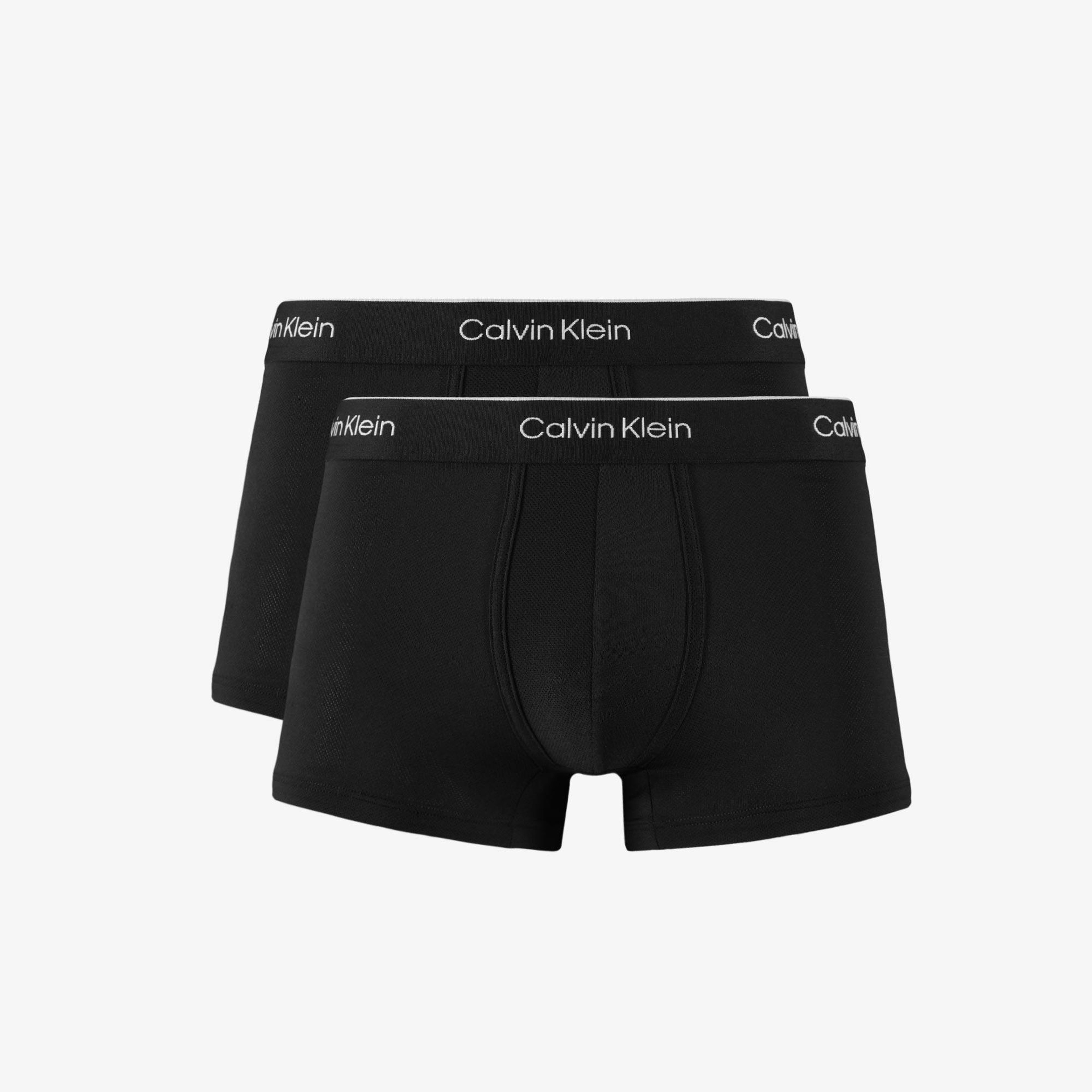 Calvin Klein 2'li Low Rise Erkek Siyah Boxer
