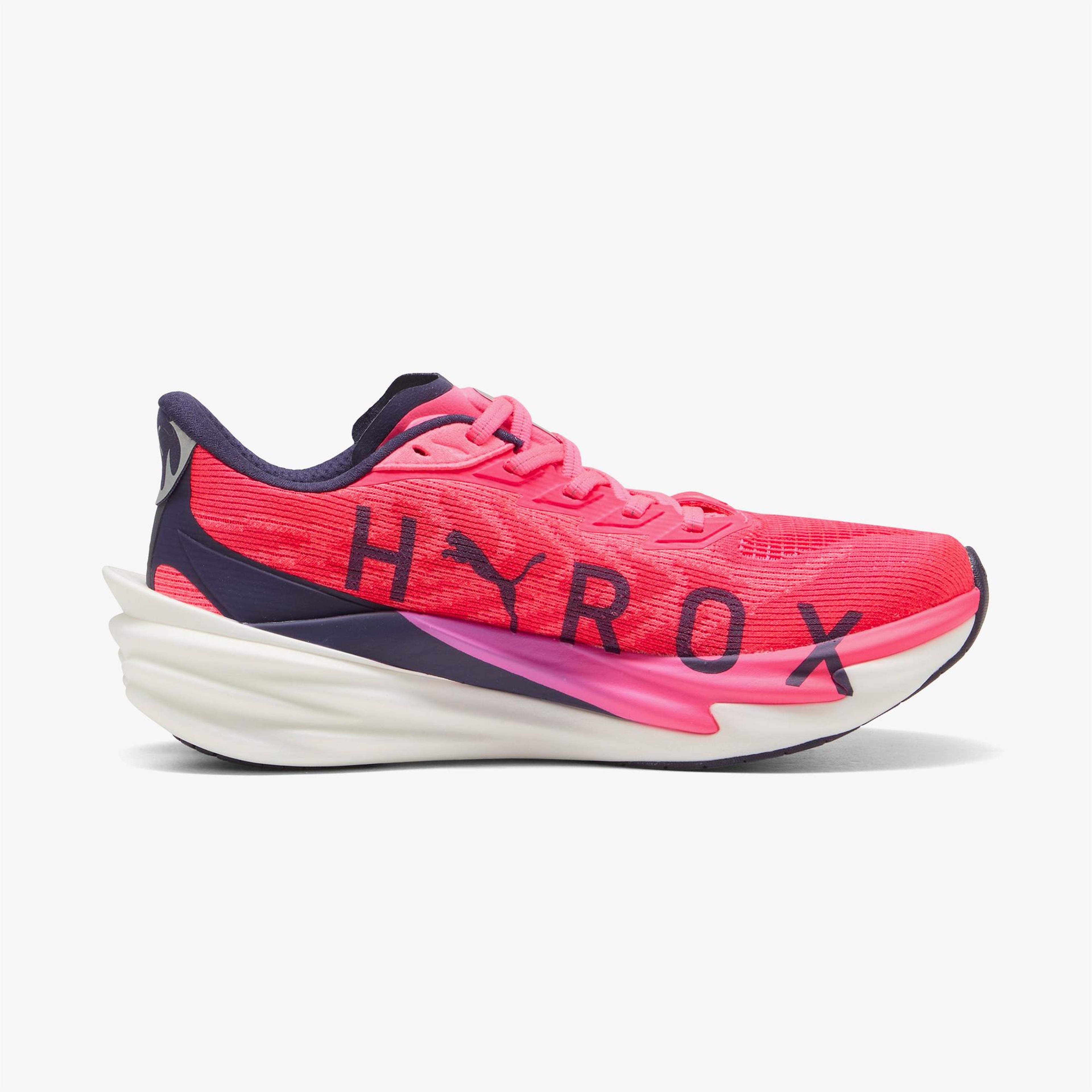 Puma Deviate Nitro 4 x Hyrox Kadın Pembe Koşu Ayakkabısı