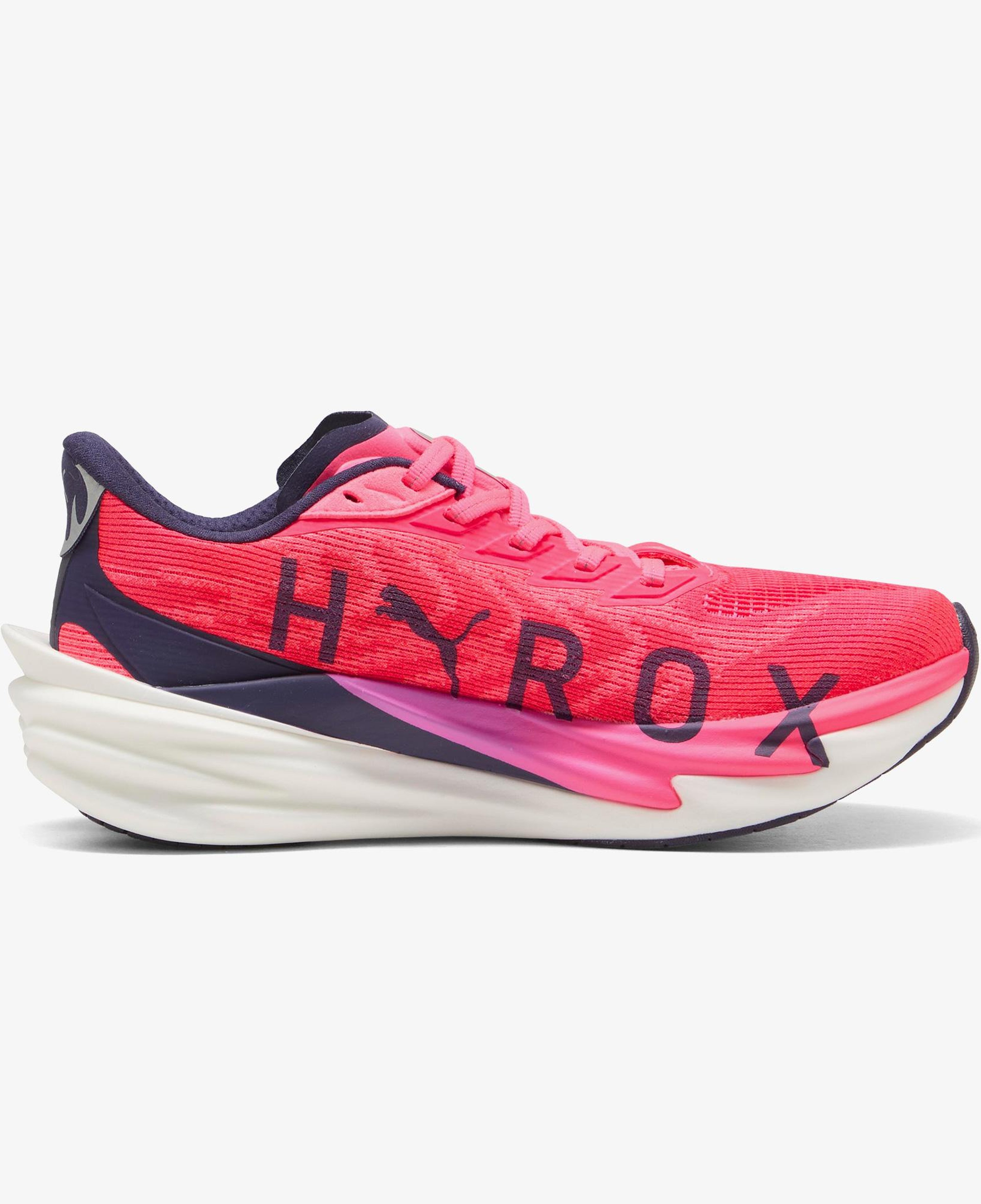 Puma Deviate Nitro 4 x Hyrox Kadın Pembe Koşu Ayakkabısı