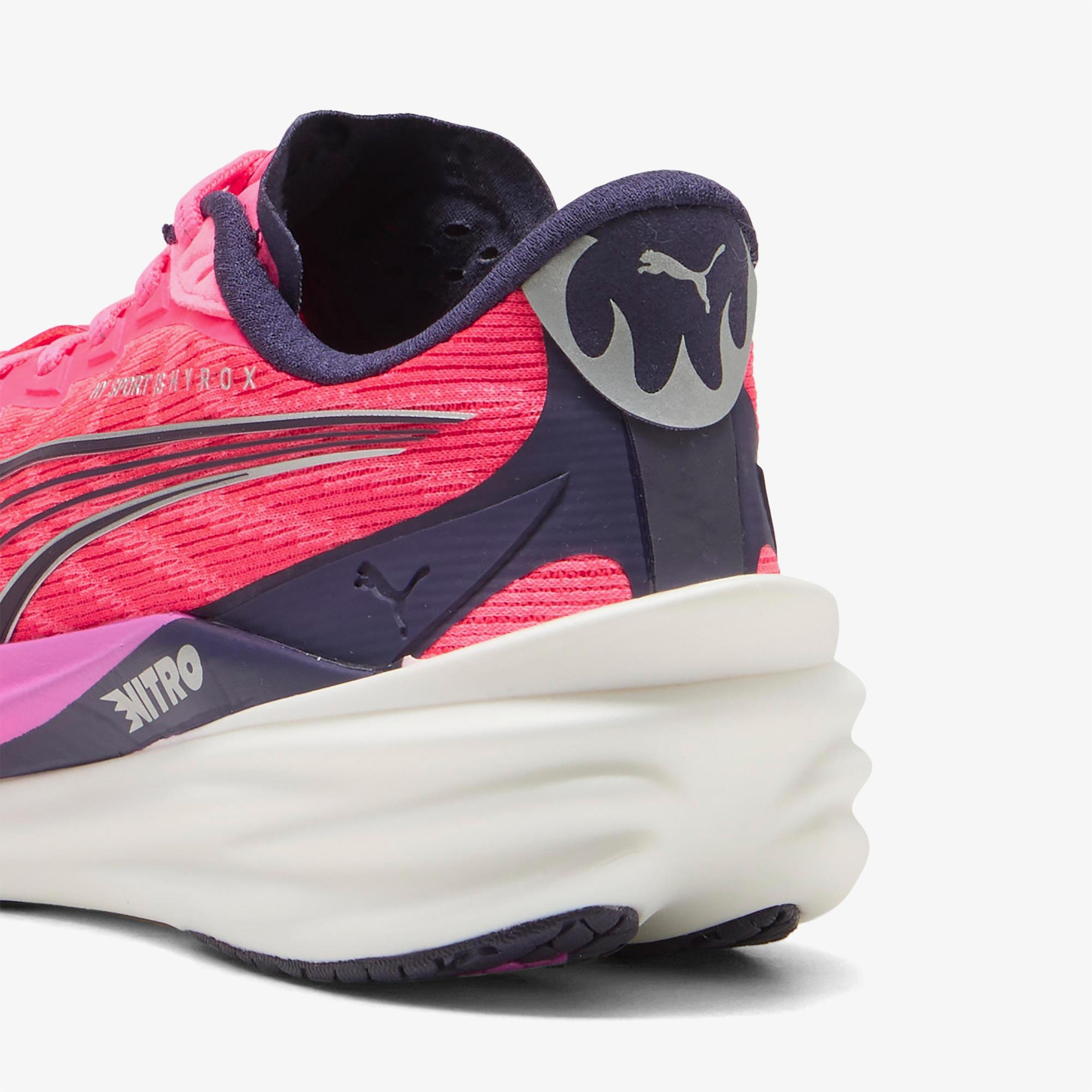 Puma Deviate Nitro 4 x Hyrox Kadın Pembe Koşu Ayakkabısı