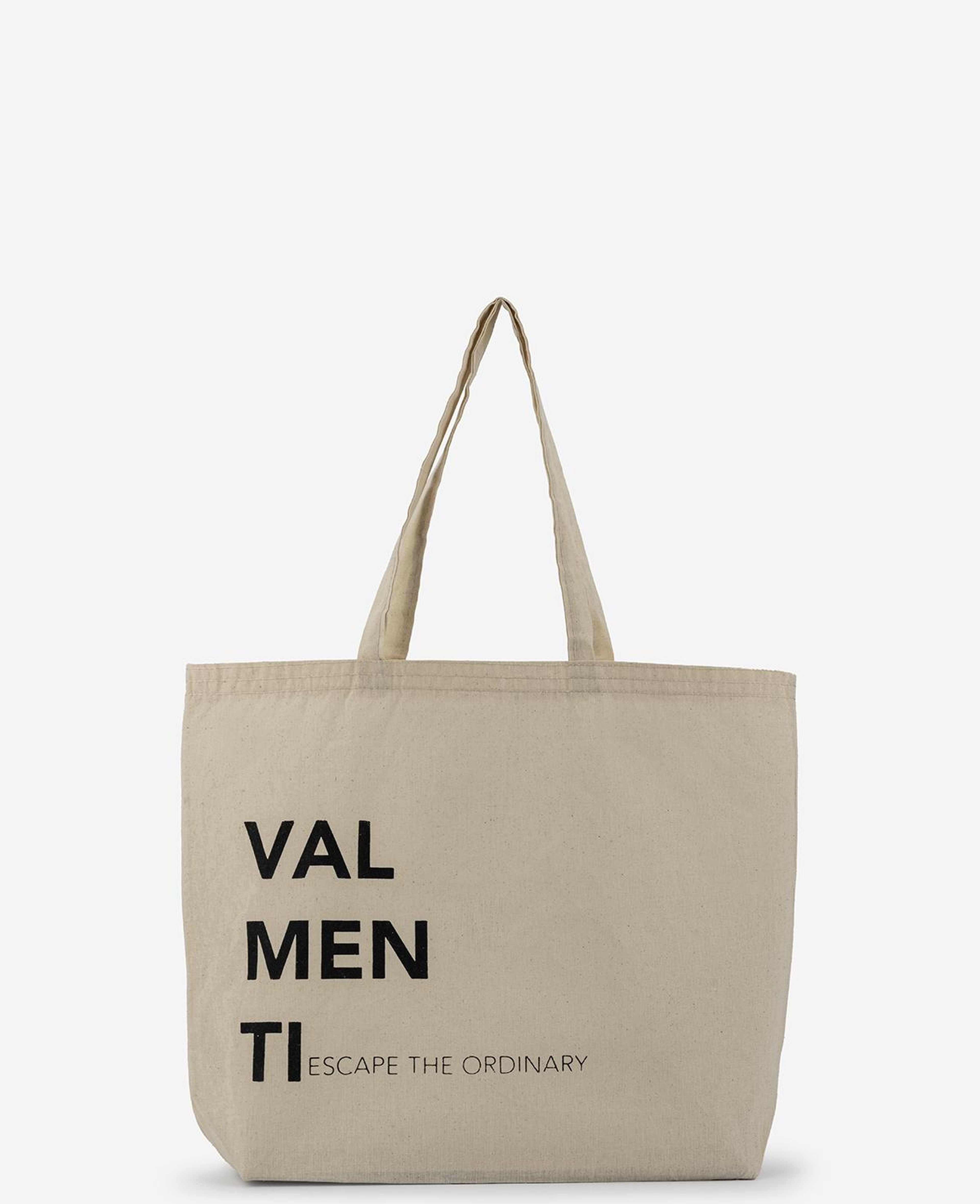 Valmenti Unisex Tekstil Siyah Bez Poşet Çanta