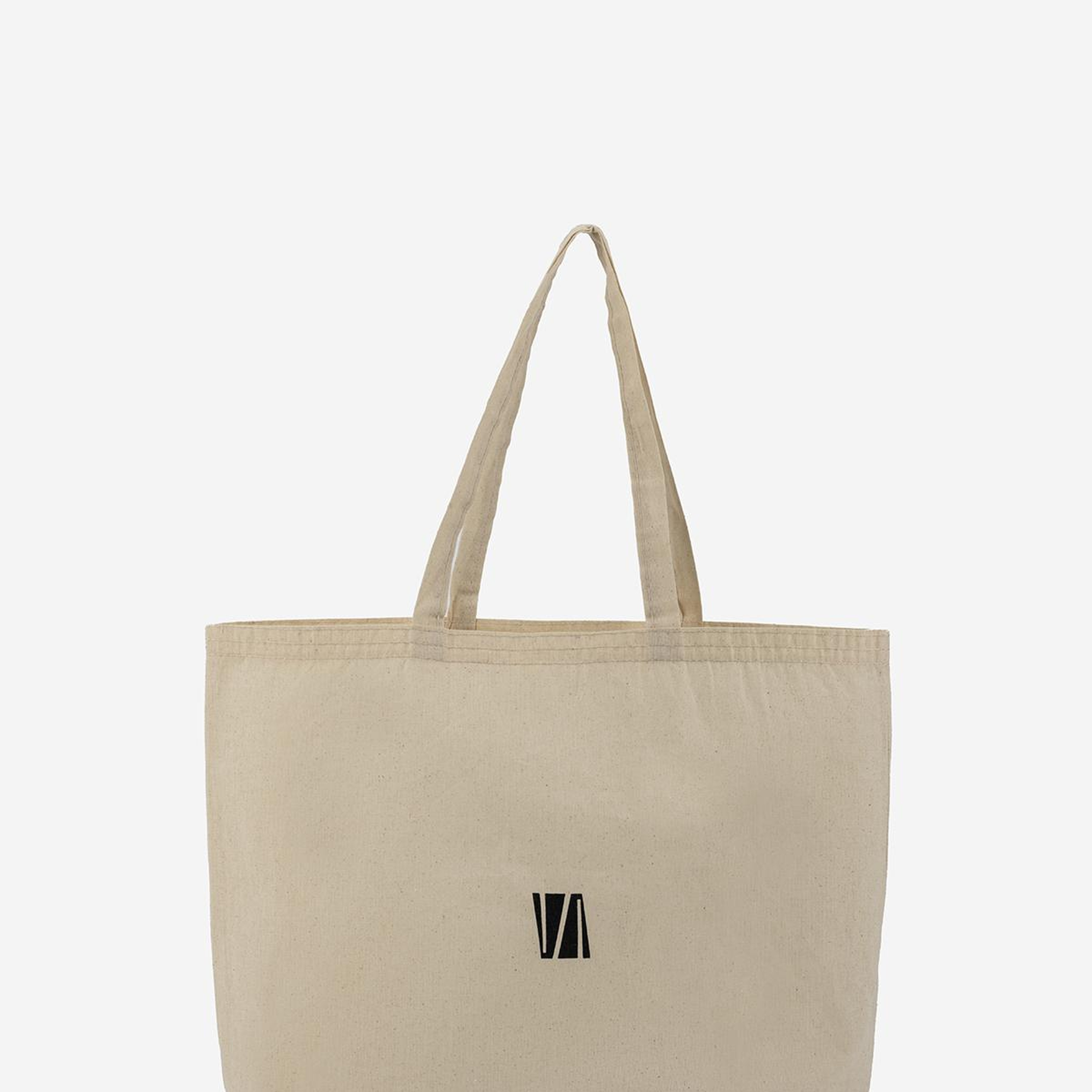 Valmenti Unisex Tekstil Siyah Bez Poşet Çanta