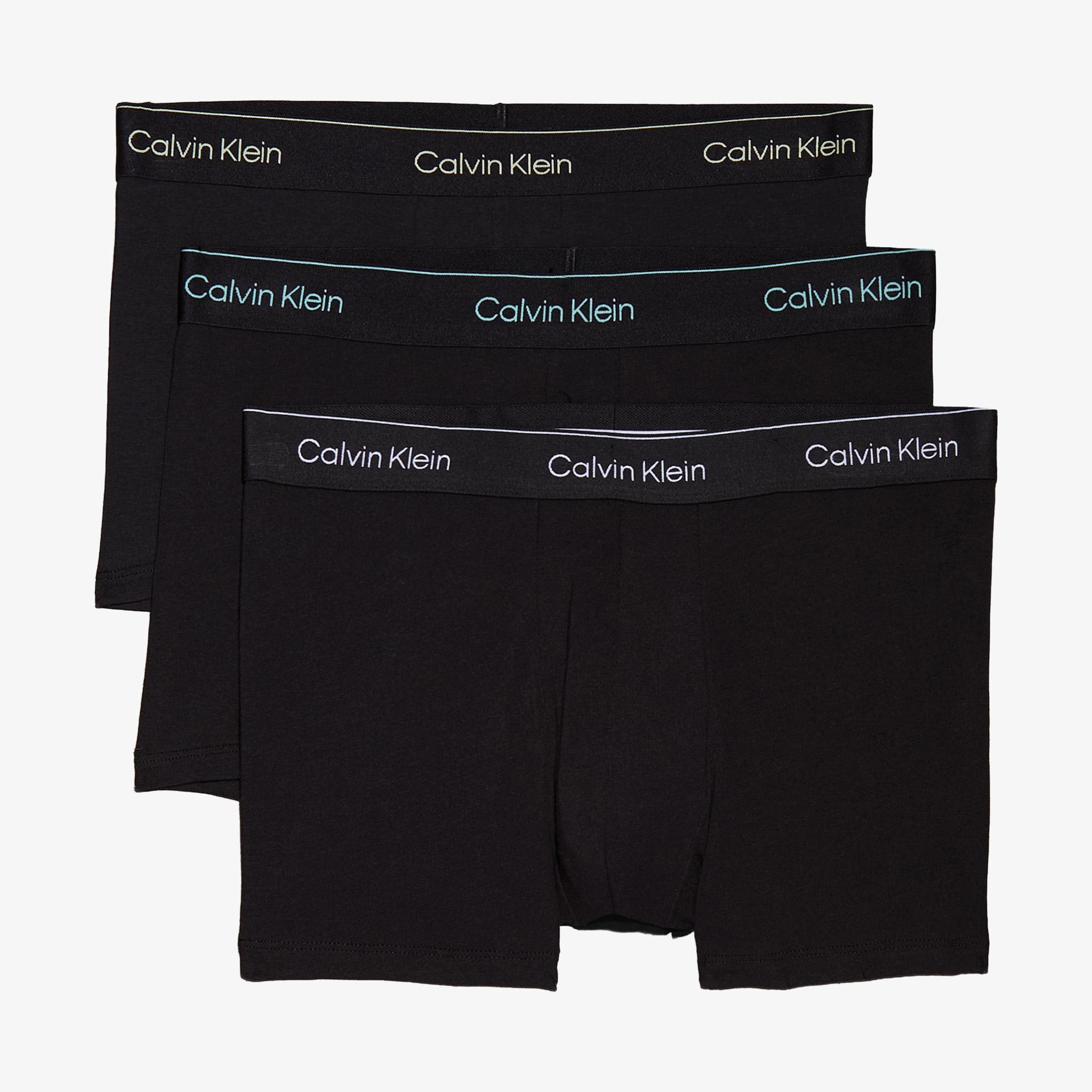Calvin Klein Düşük Bel Erkek Siyah 3'lü Boxer