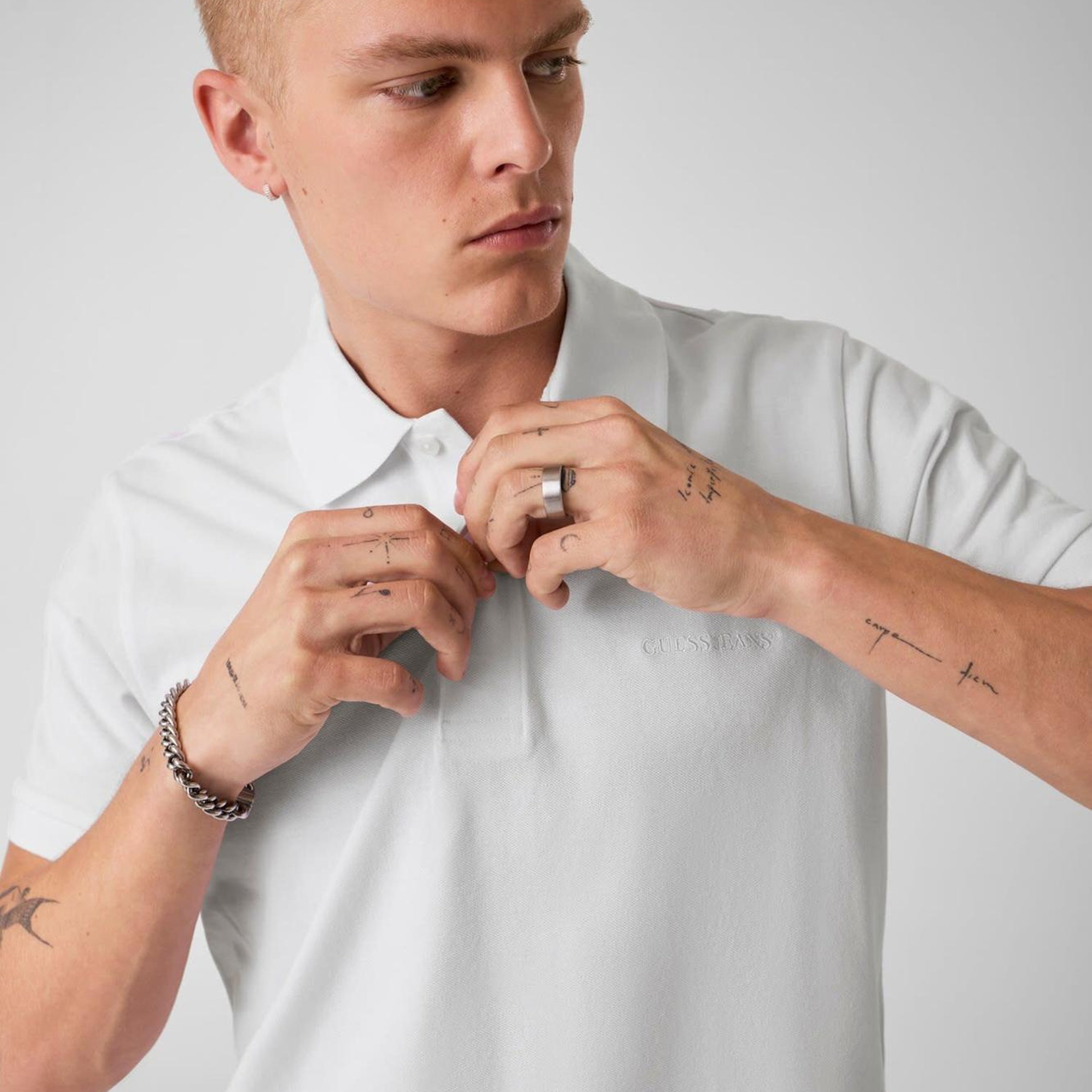 Guess Jeans Erkek Regular Fit Polo T-Shirt