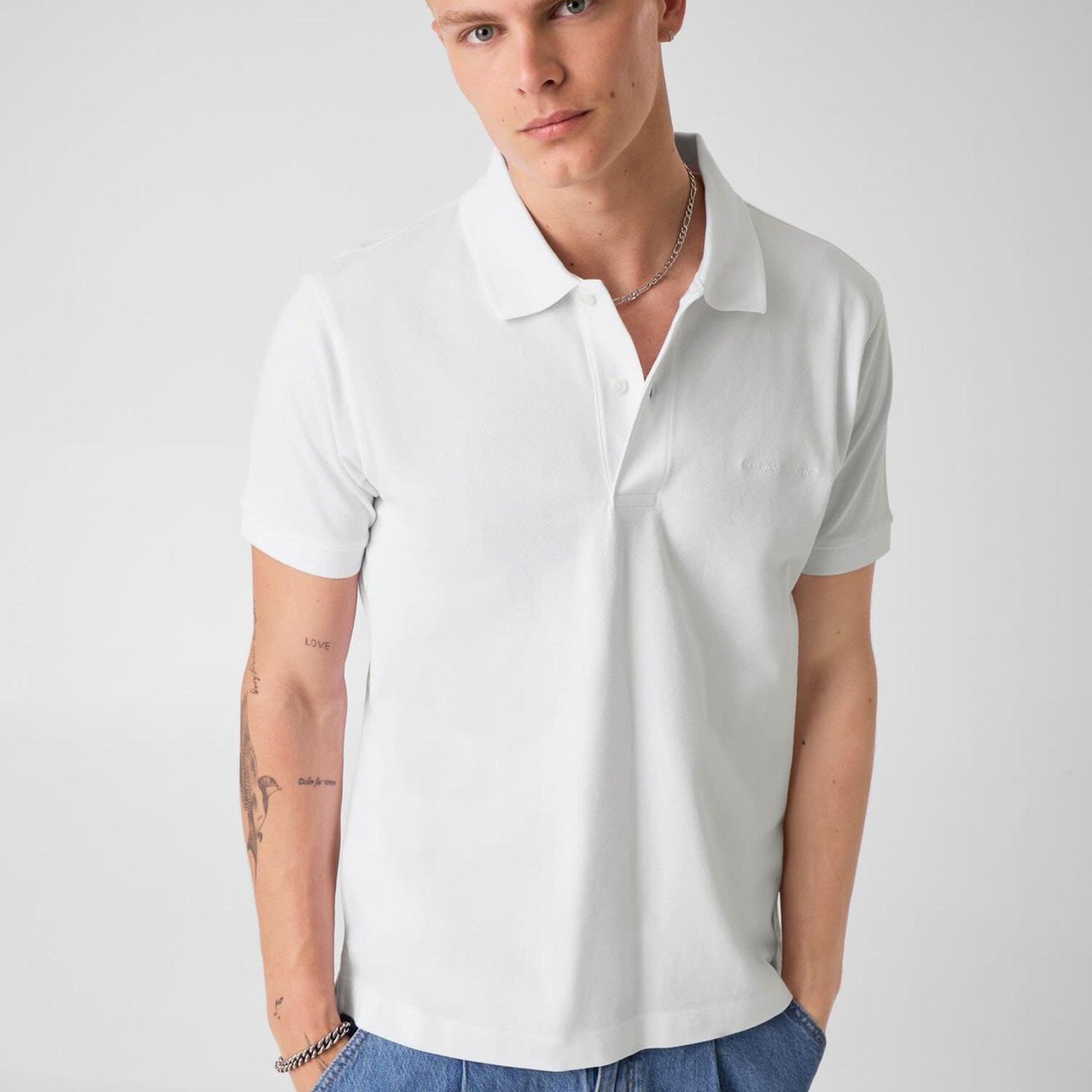 Guess Jeans Erkek Regular Fit Polo T-Shirt