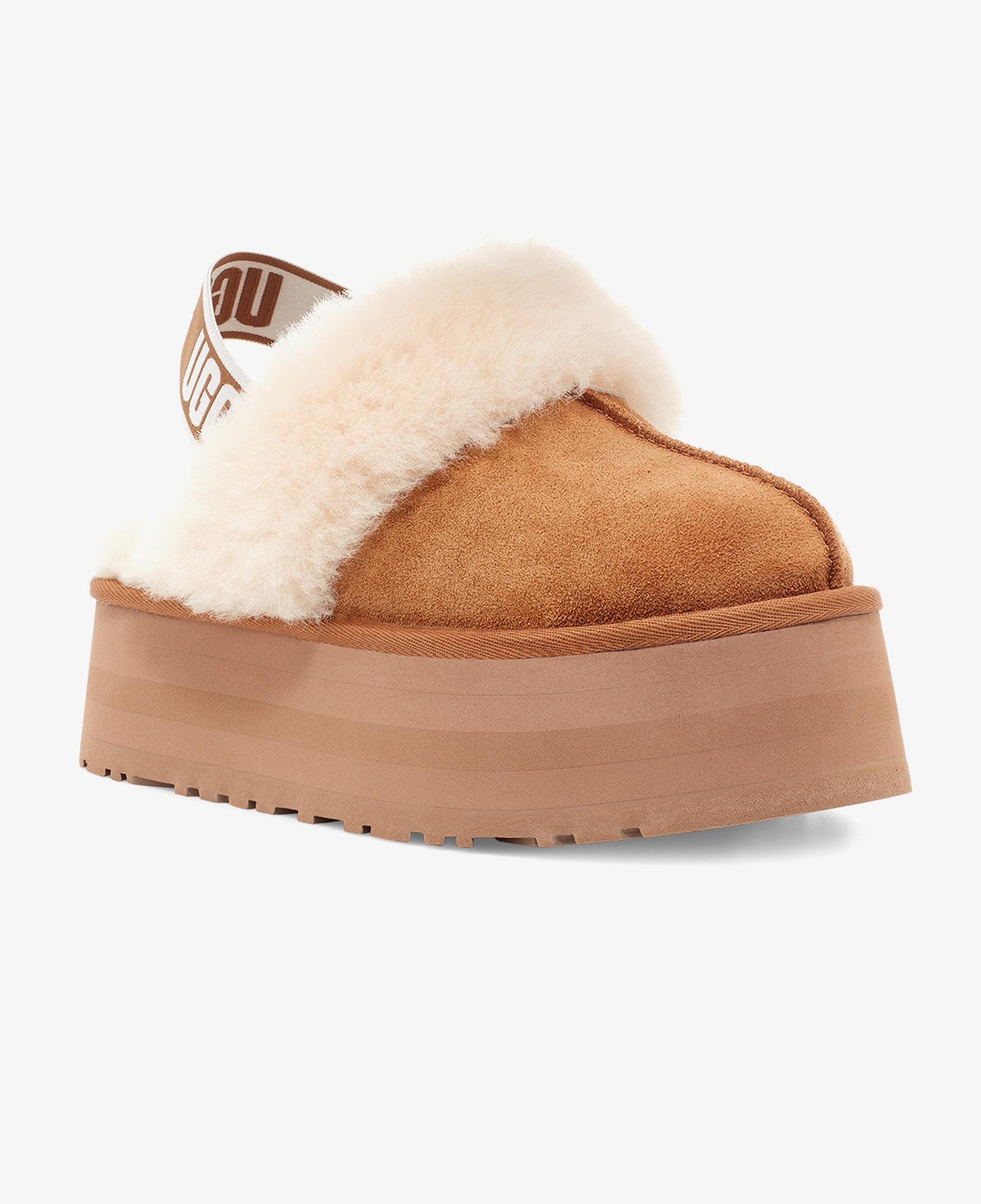 UGG Funkette Slipper Kadın Taba Terlik