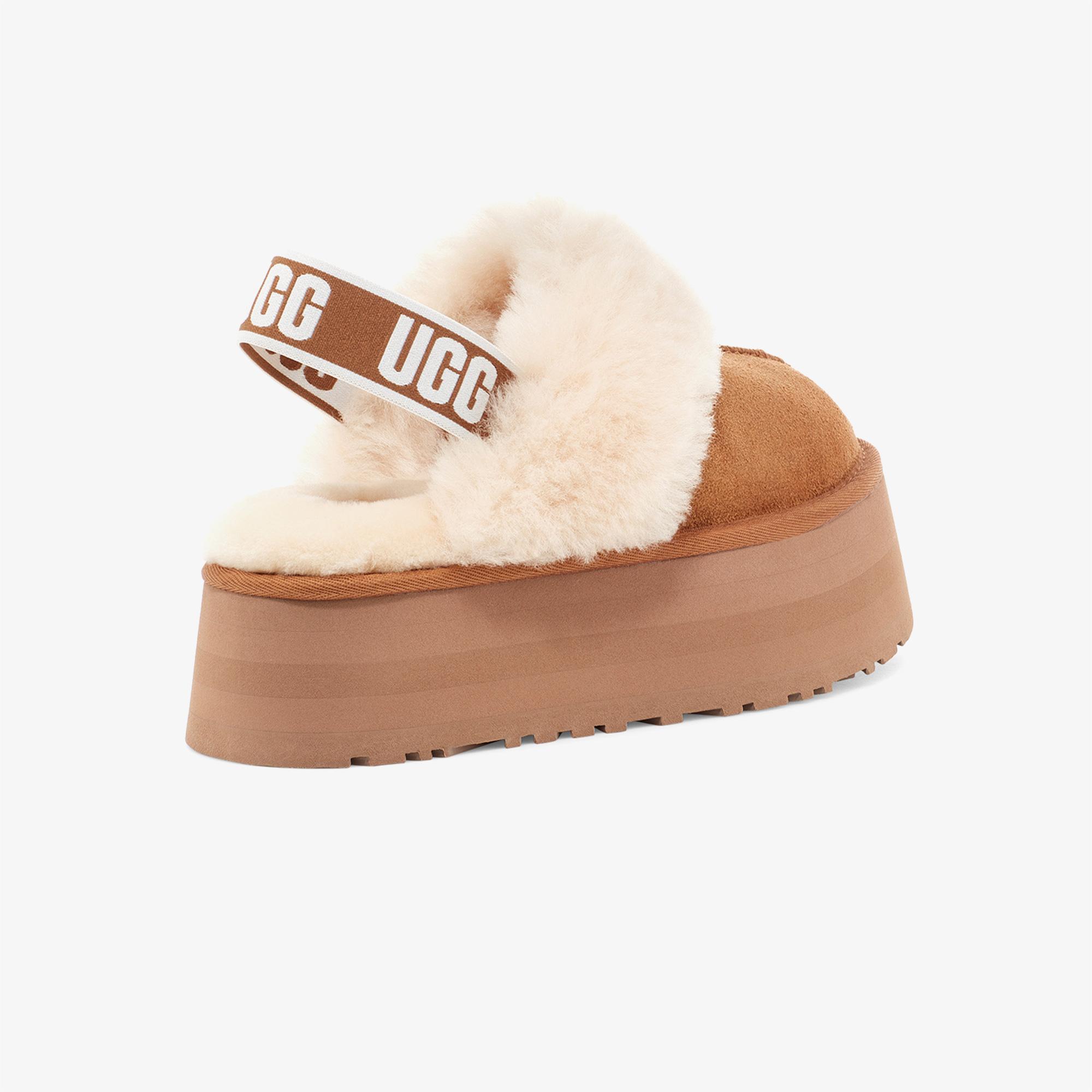 UGG Funkette Slipper Kadın Taba Terlik