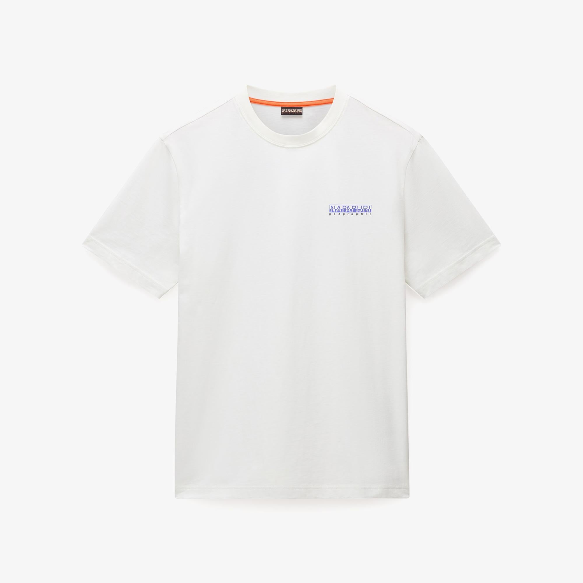 Napapijri S-Guide Erkek Beyaz T-Shirt