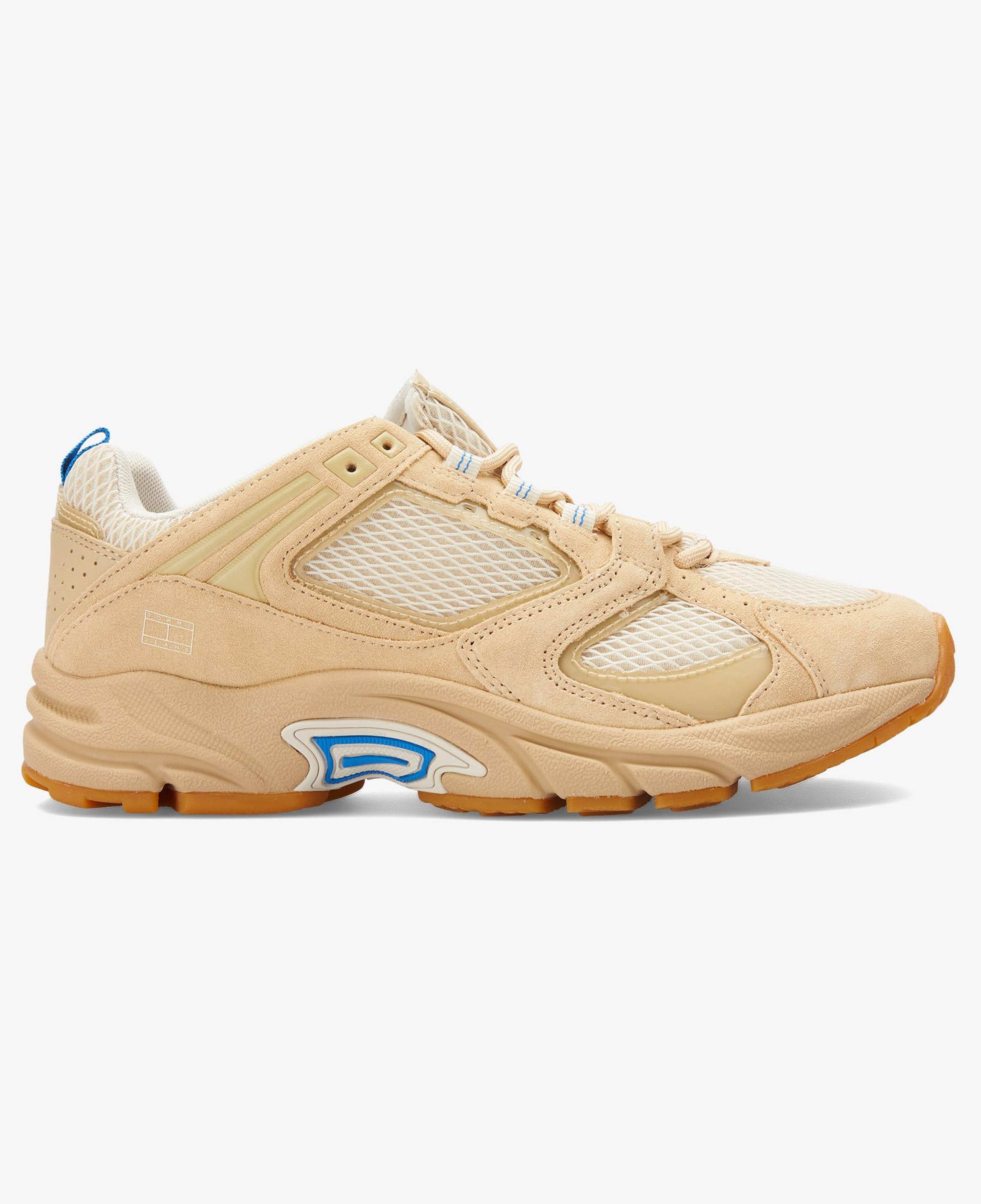 Tommy Jeans Suede Mix Archive Runners Erkek Bej Spor Ayakkabı