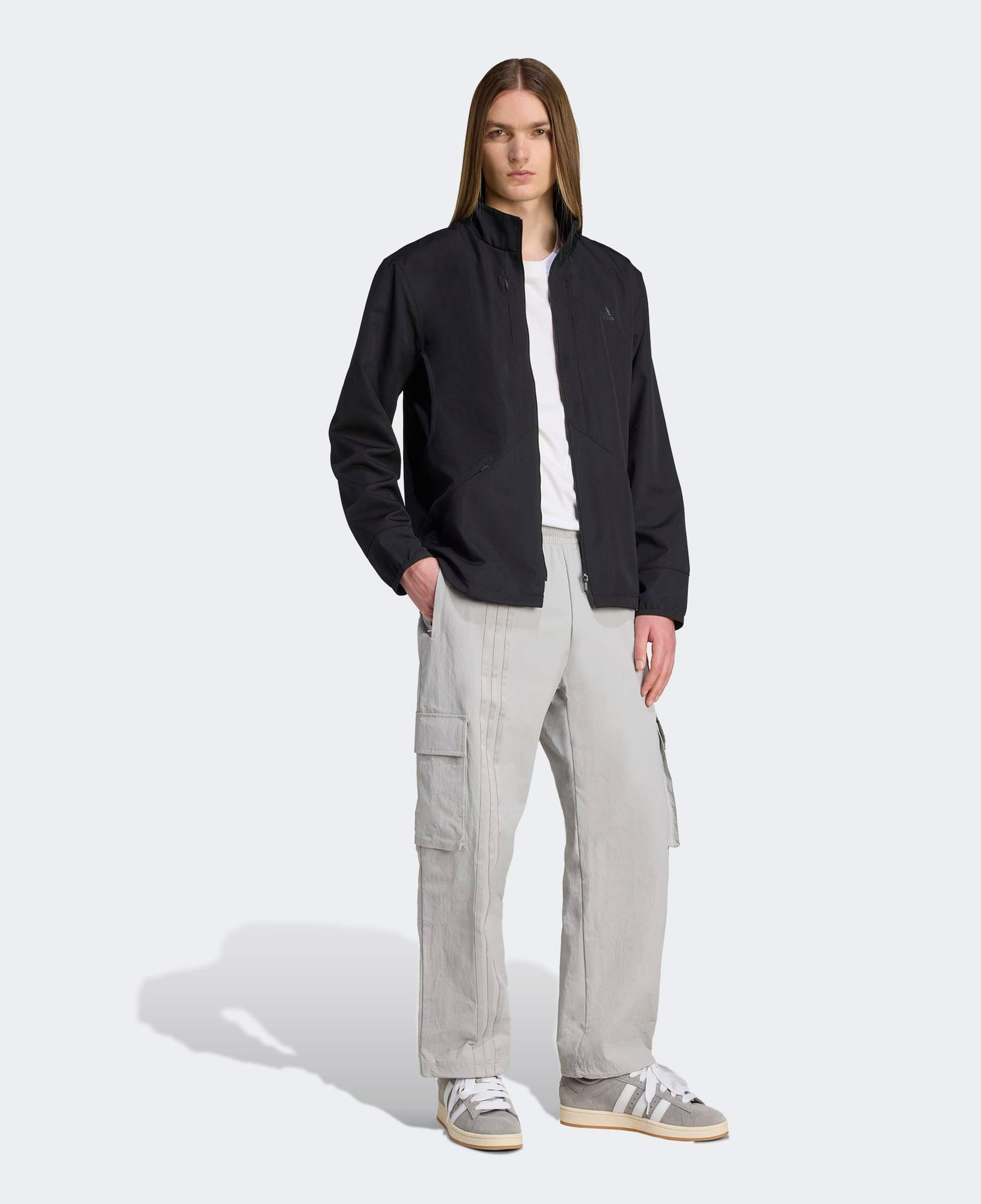 adidas Front Stripes Woven Gri Kargo Pantolon