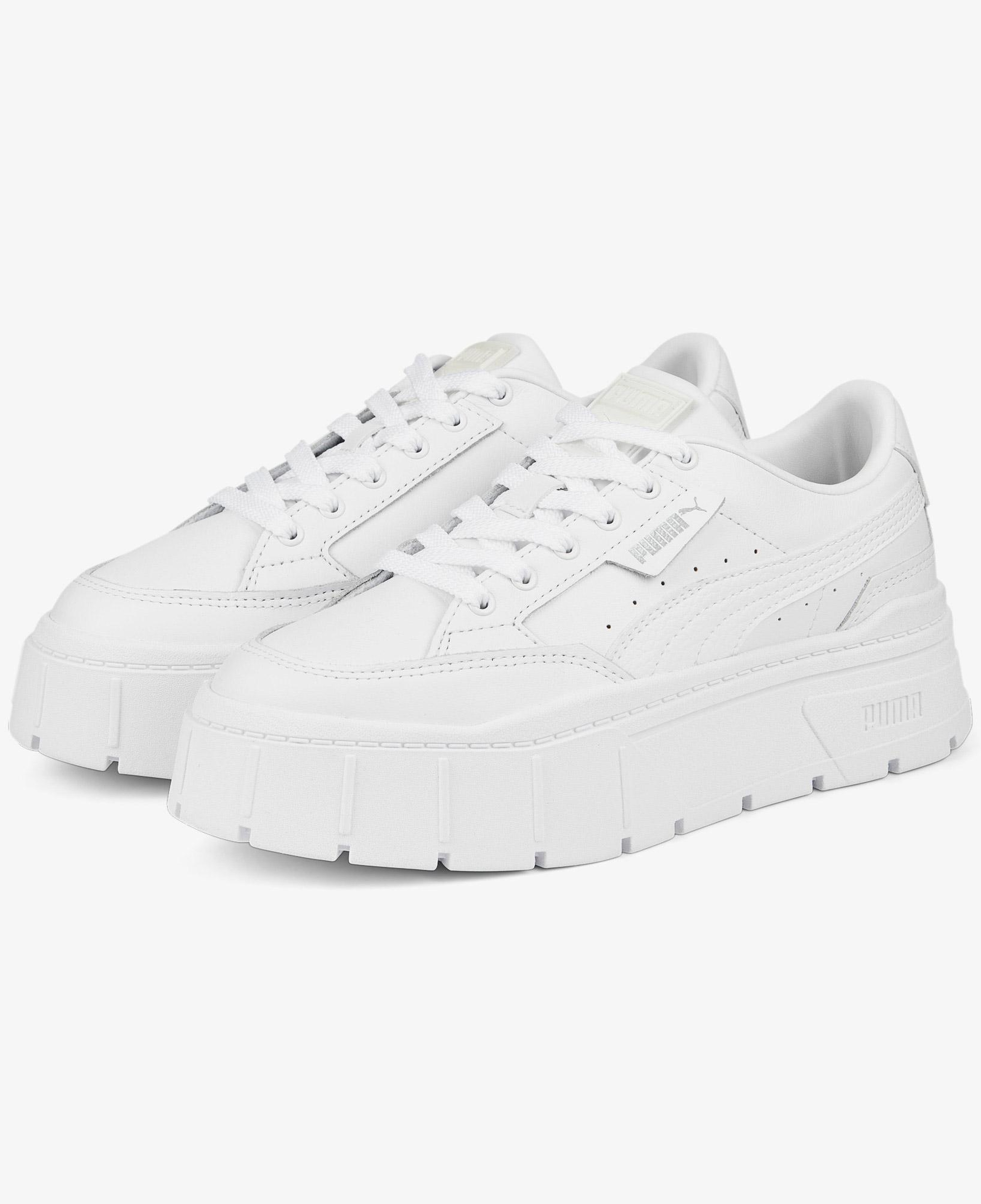 Puma Mayze Stack Kadın Platform Beyaz Spor Ayakkabı
