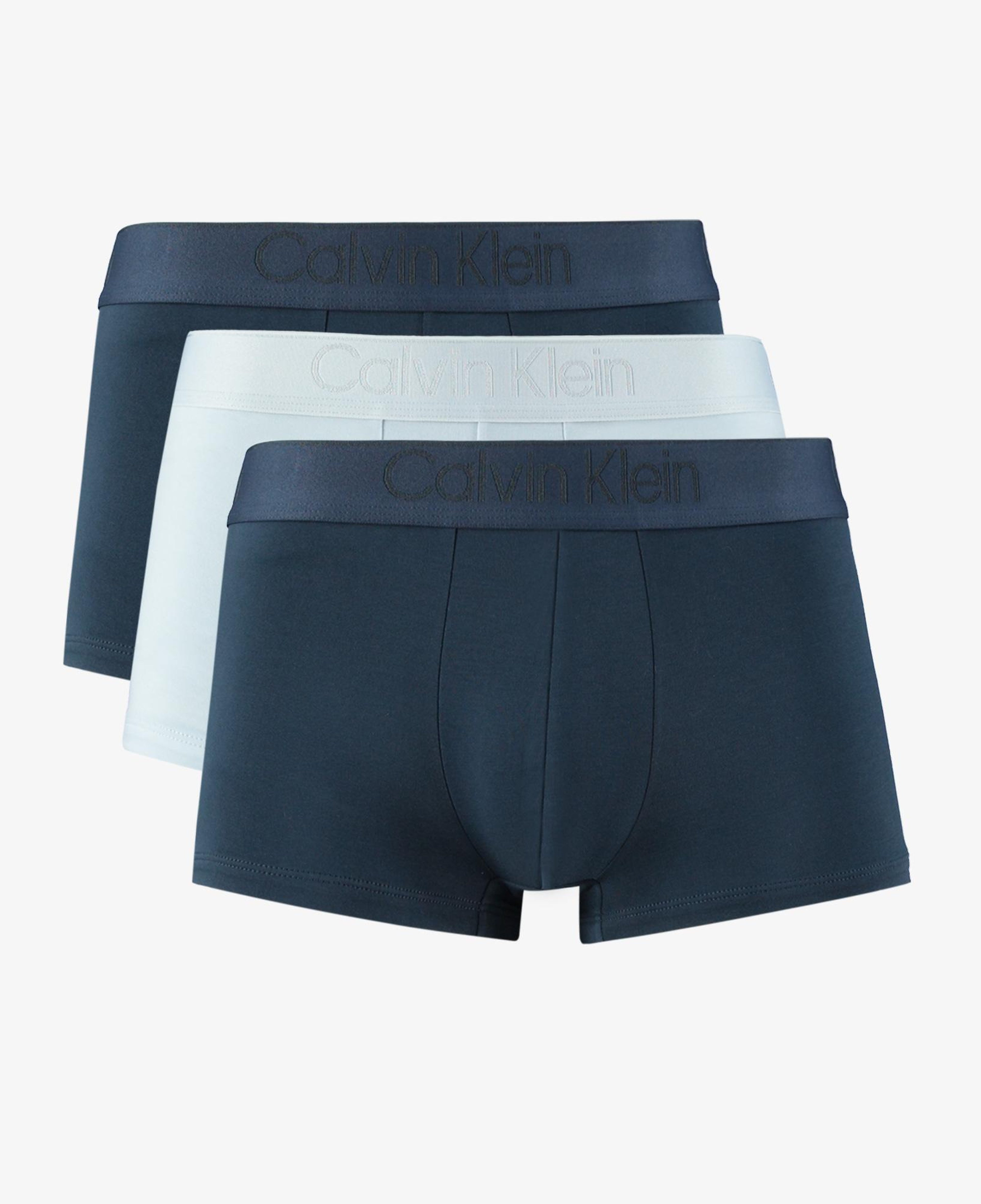 Calvin Klein Low Rise Trunk 3'lü Erkek Mavi Boxer