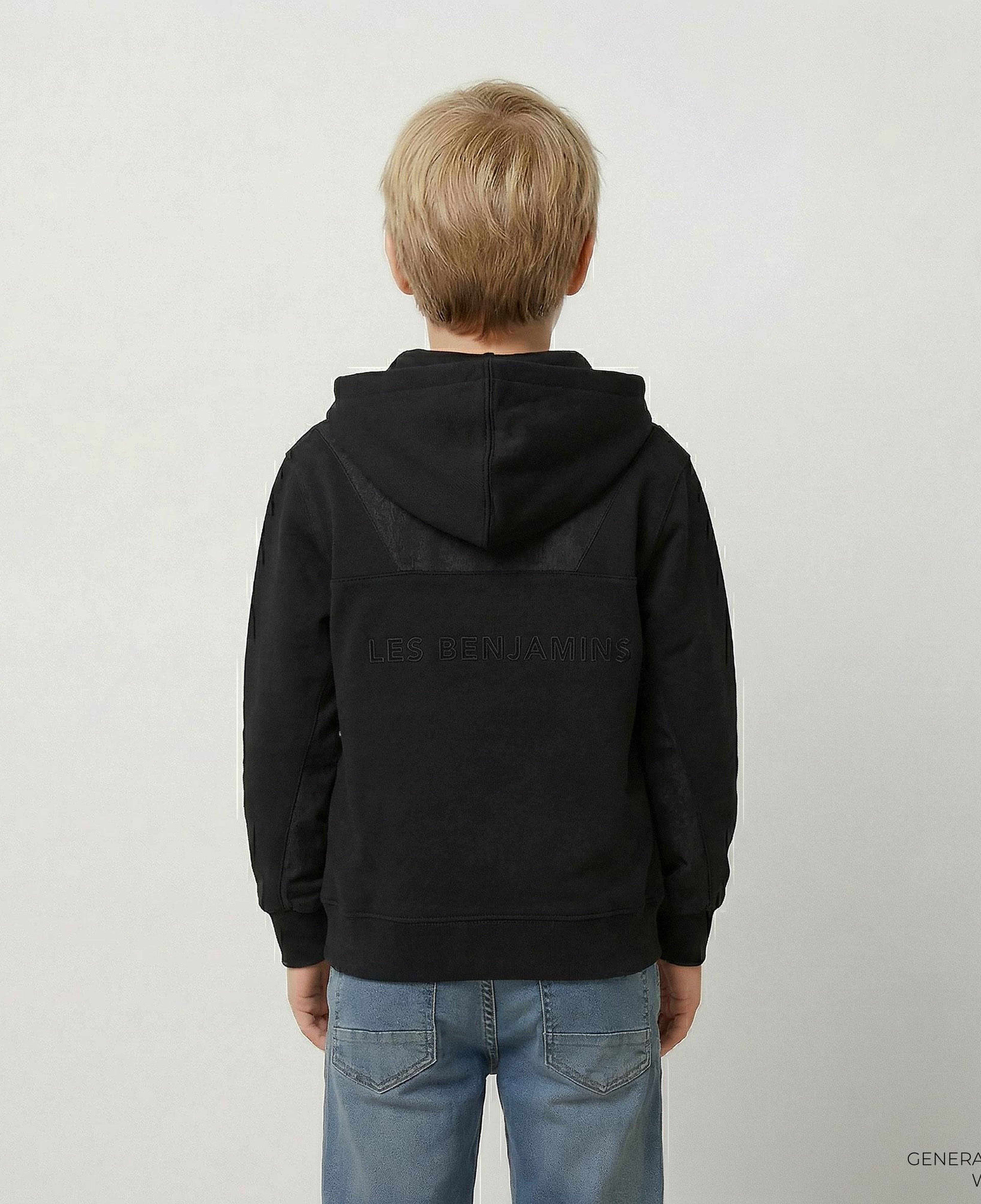 Les Benjamins 401 Çocuk Siyah Hoodie
