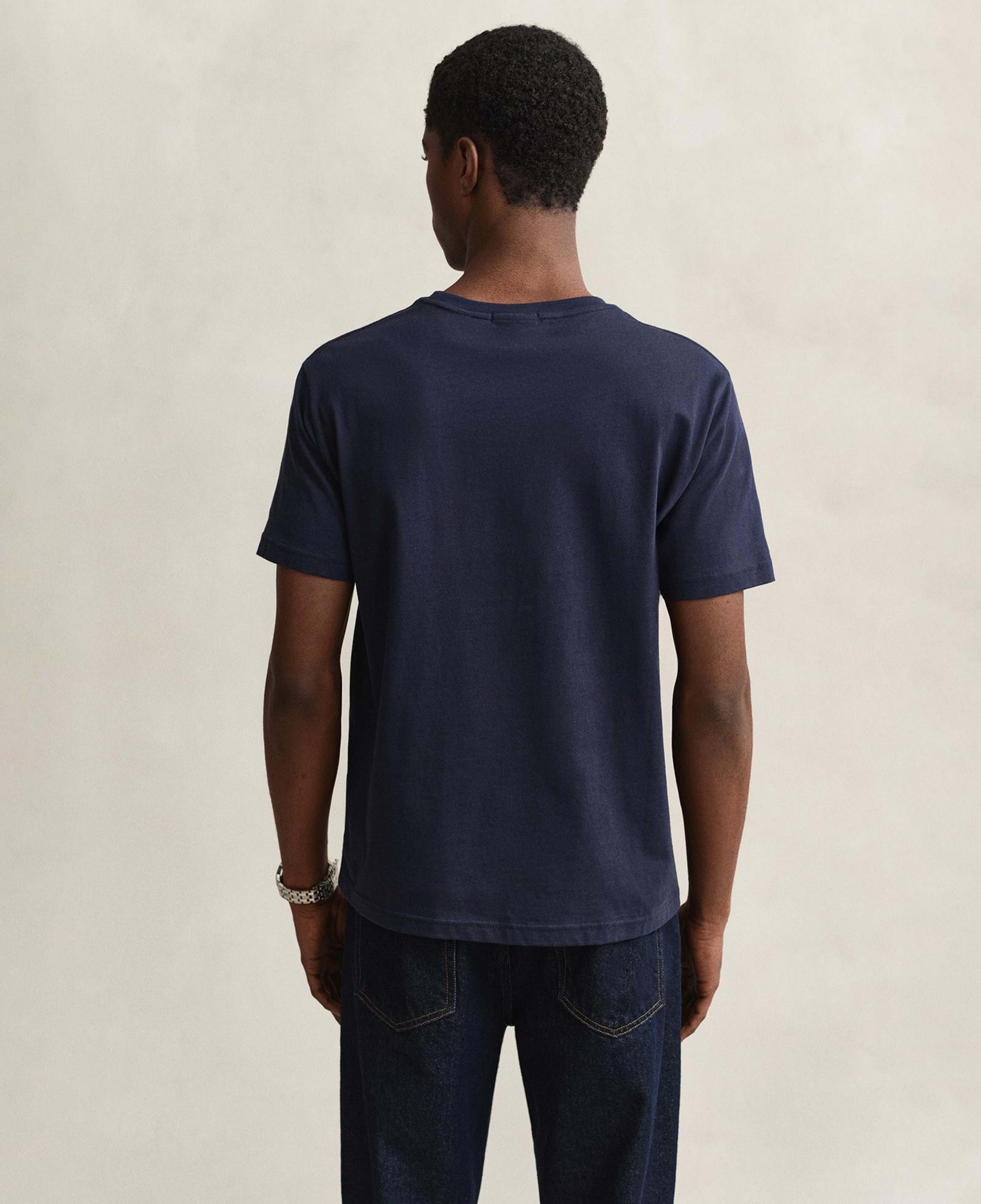 GANT Erkek Lacivert Regular Fit T-Shirt