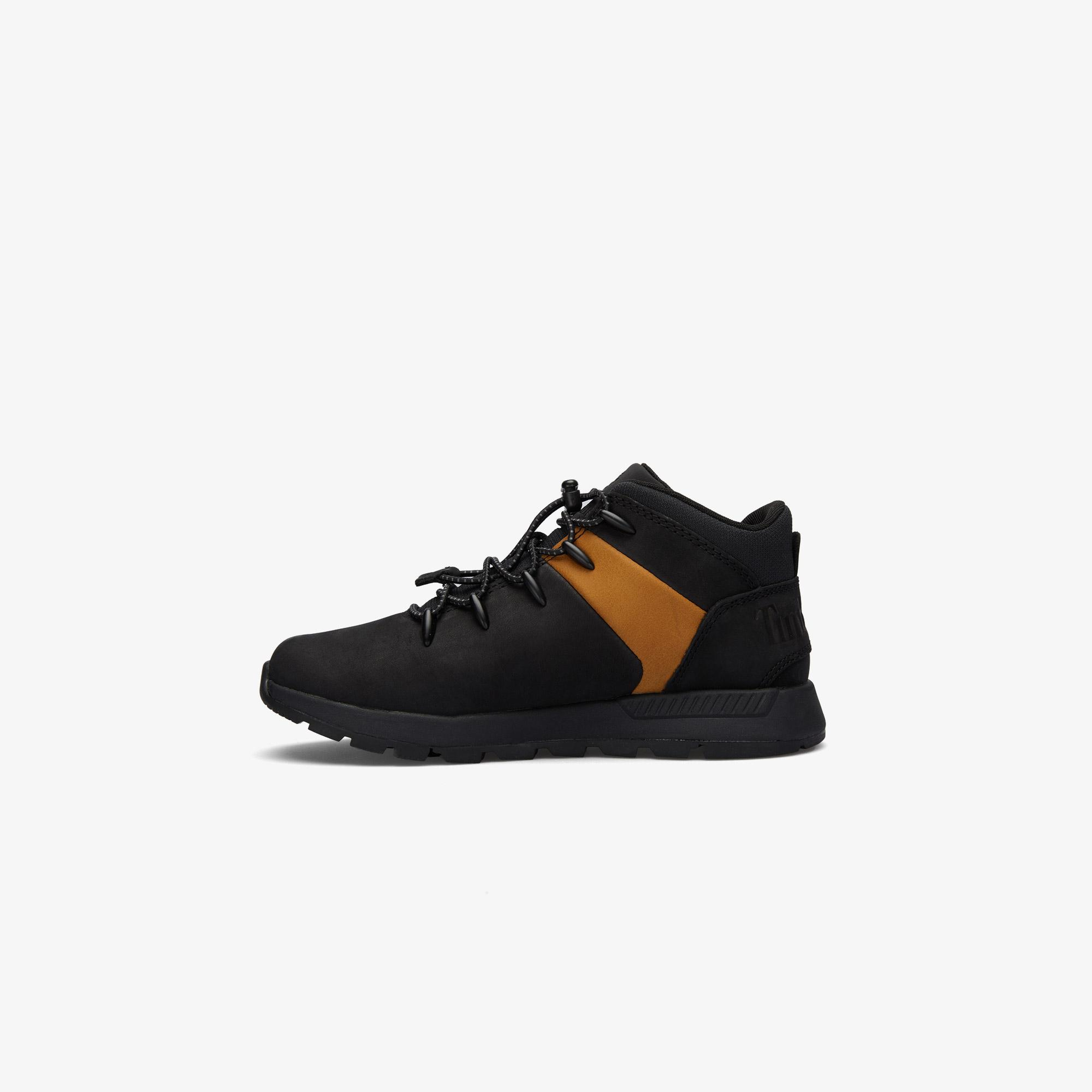 Timberland Sprint Trekker Mid Bungee Çocuk Siyah Outdoor Ayakkabı