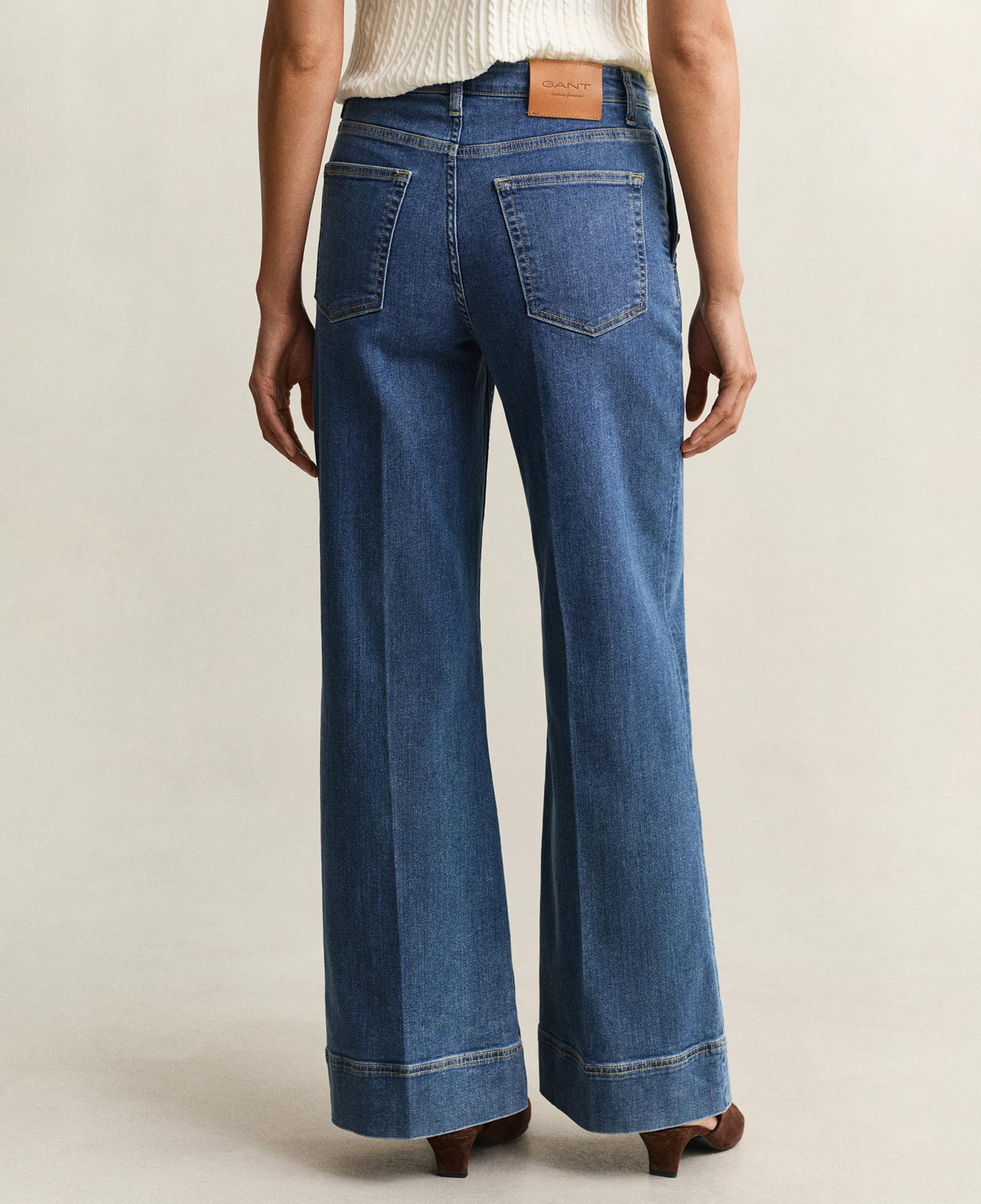 GANT Kadın Mavi Regular Fit Jean