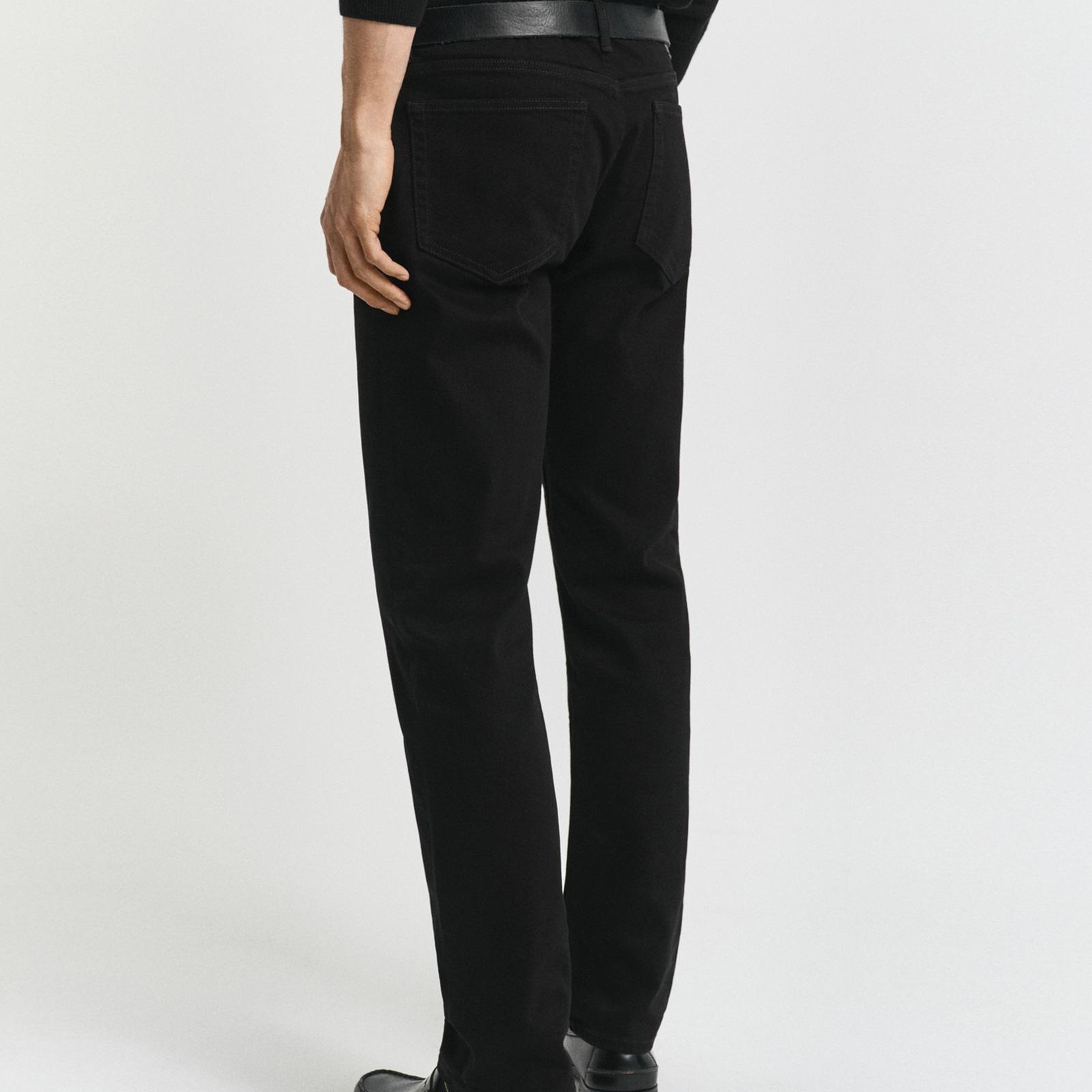 GANT Erkek Siyah Regular Fit Jean