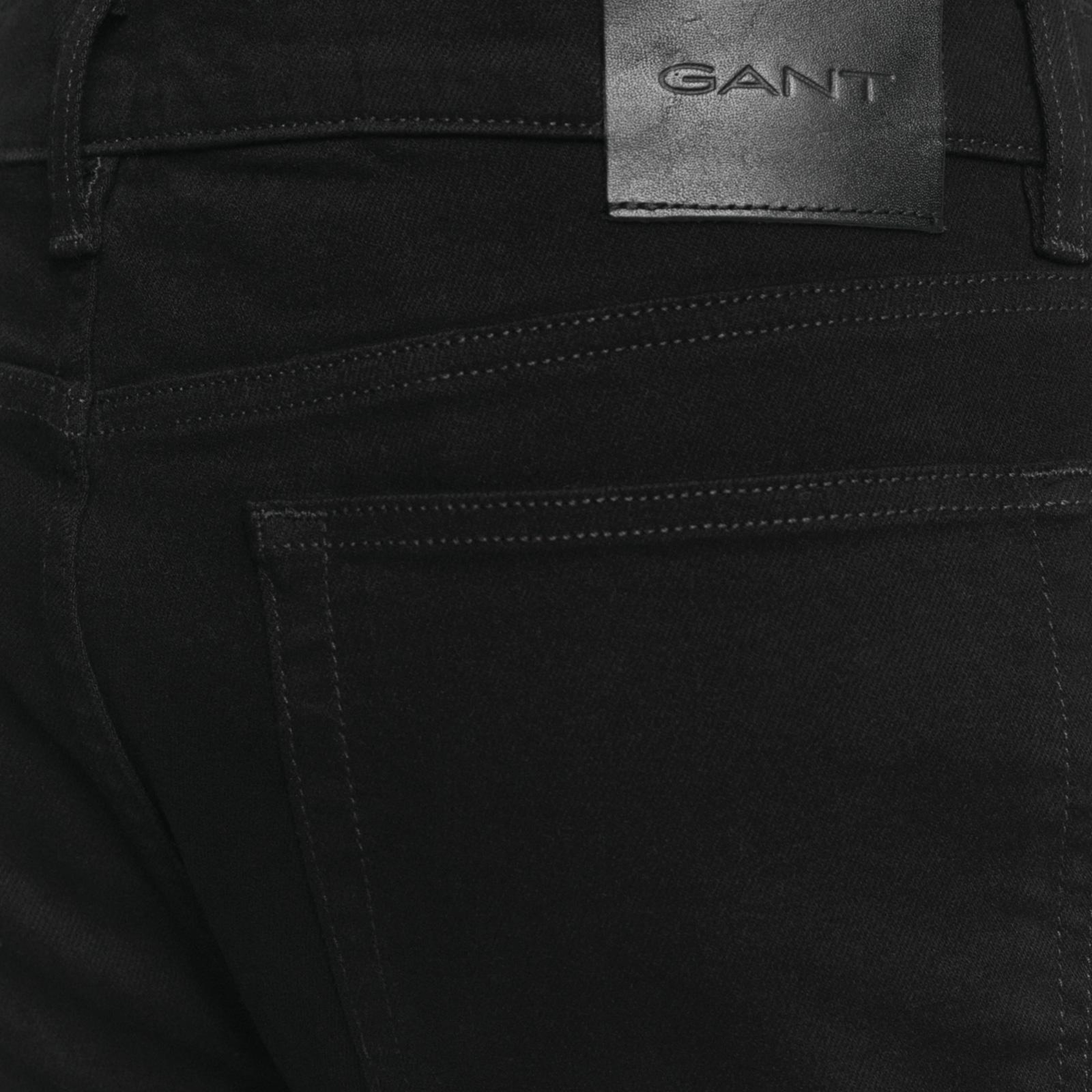 GANT Erkek Siyah Regular Fit Jean