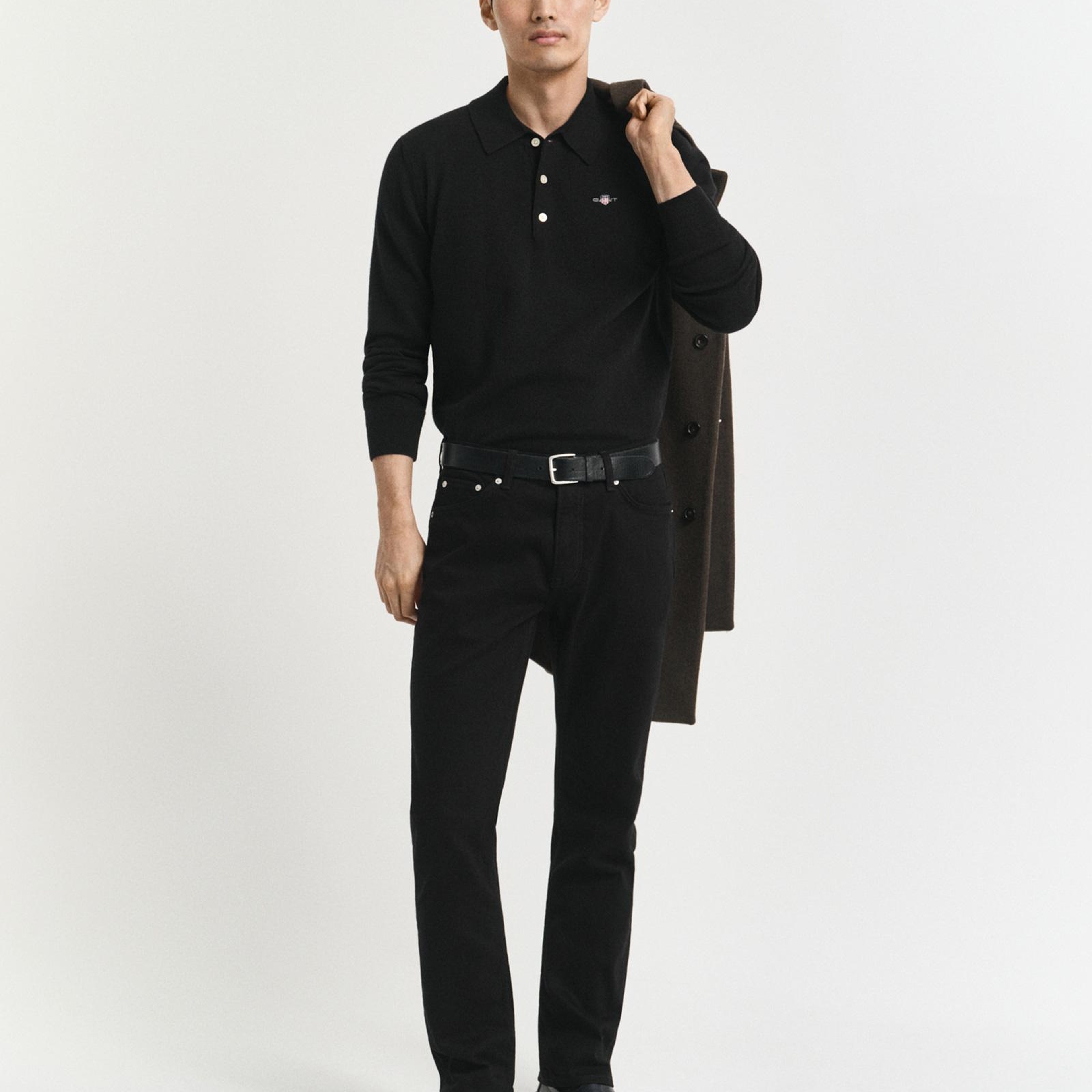 GANT Erkek Siyah Regular Fit Jean