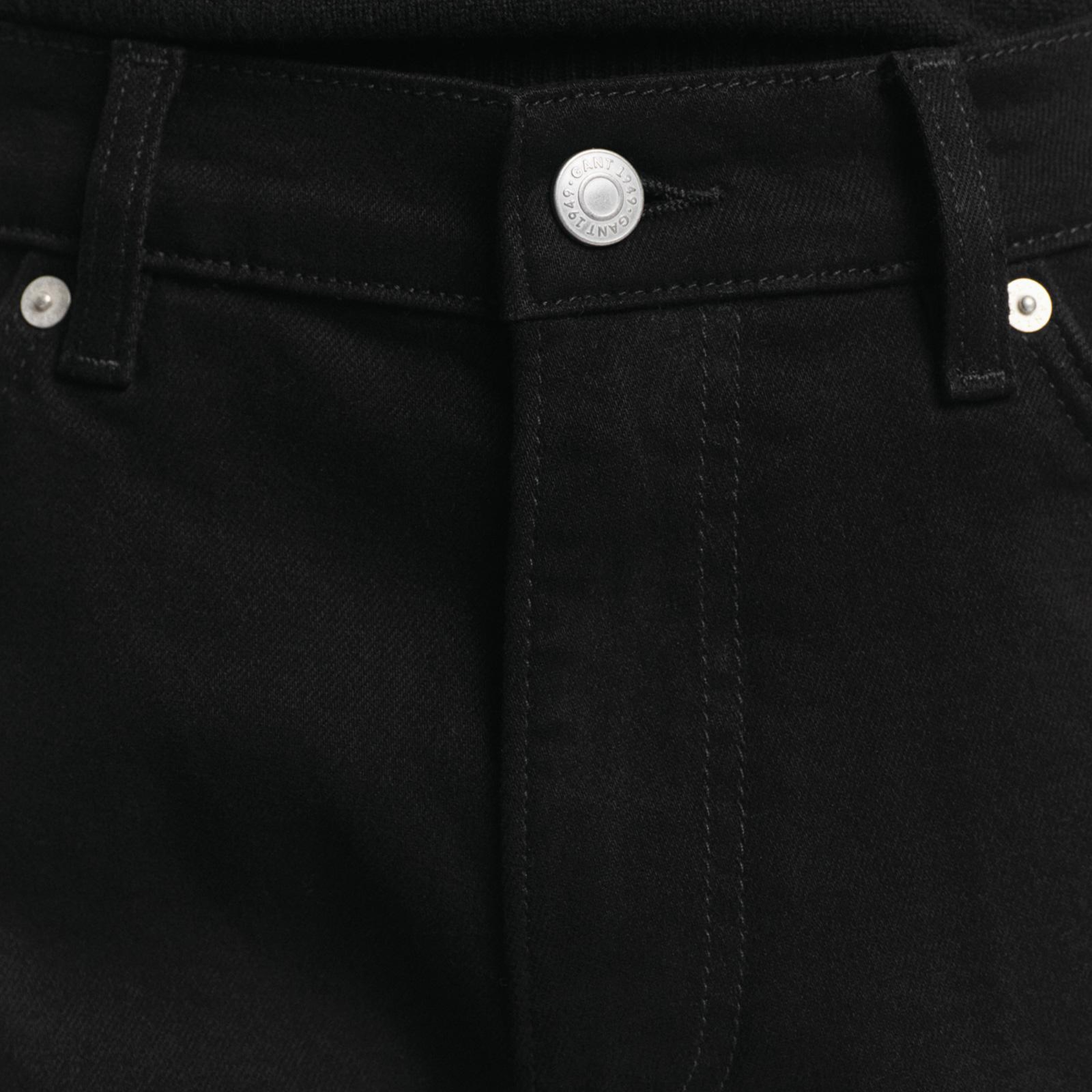 GANT Erkek Siyah Regular Fit Jean
