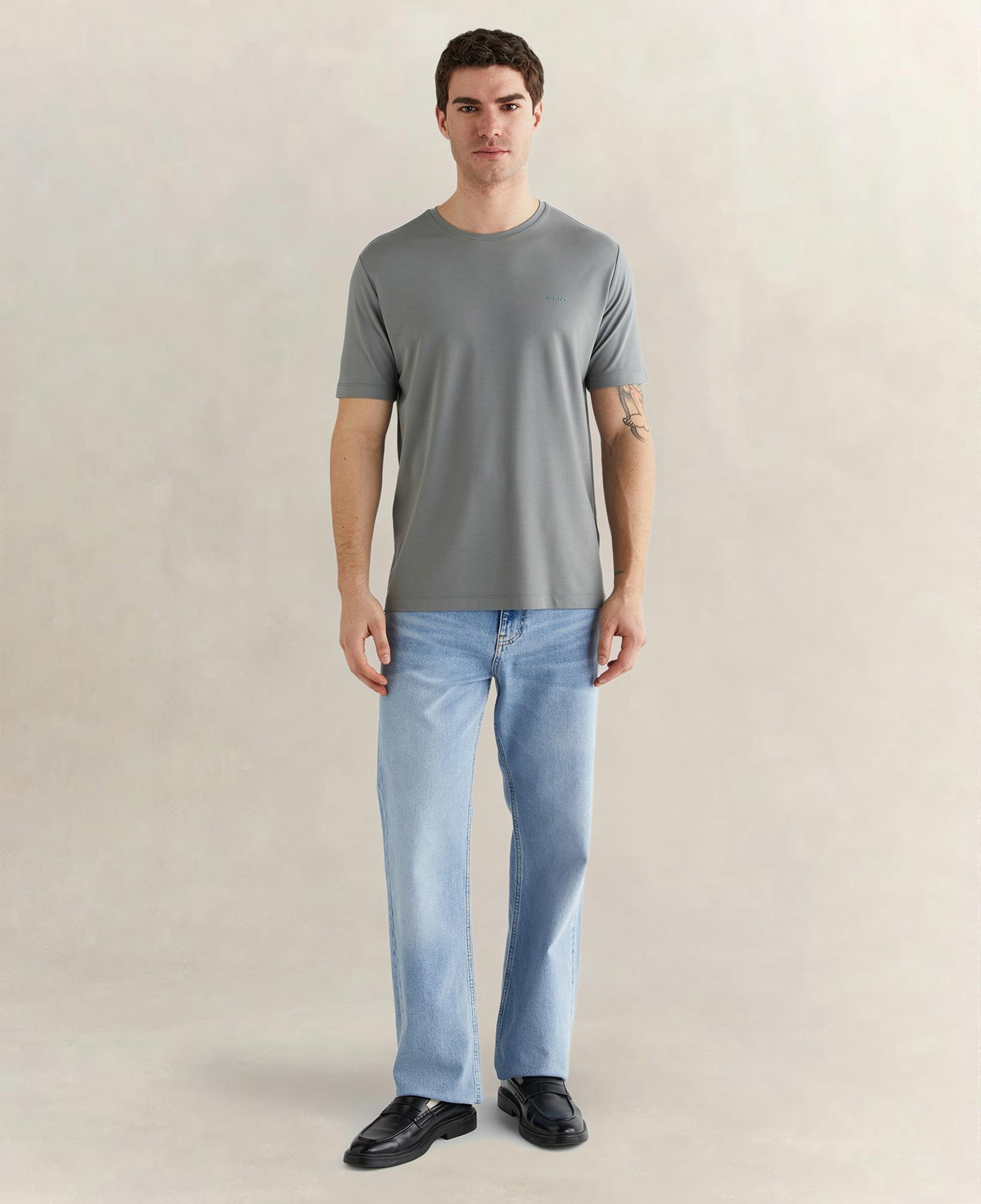 GANT Erkek Yeşil Kısa Kollu T-Shirt