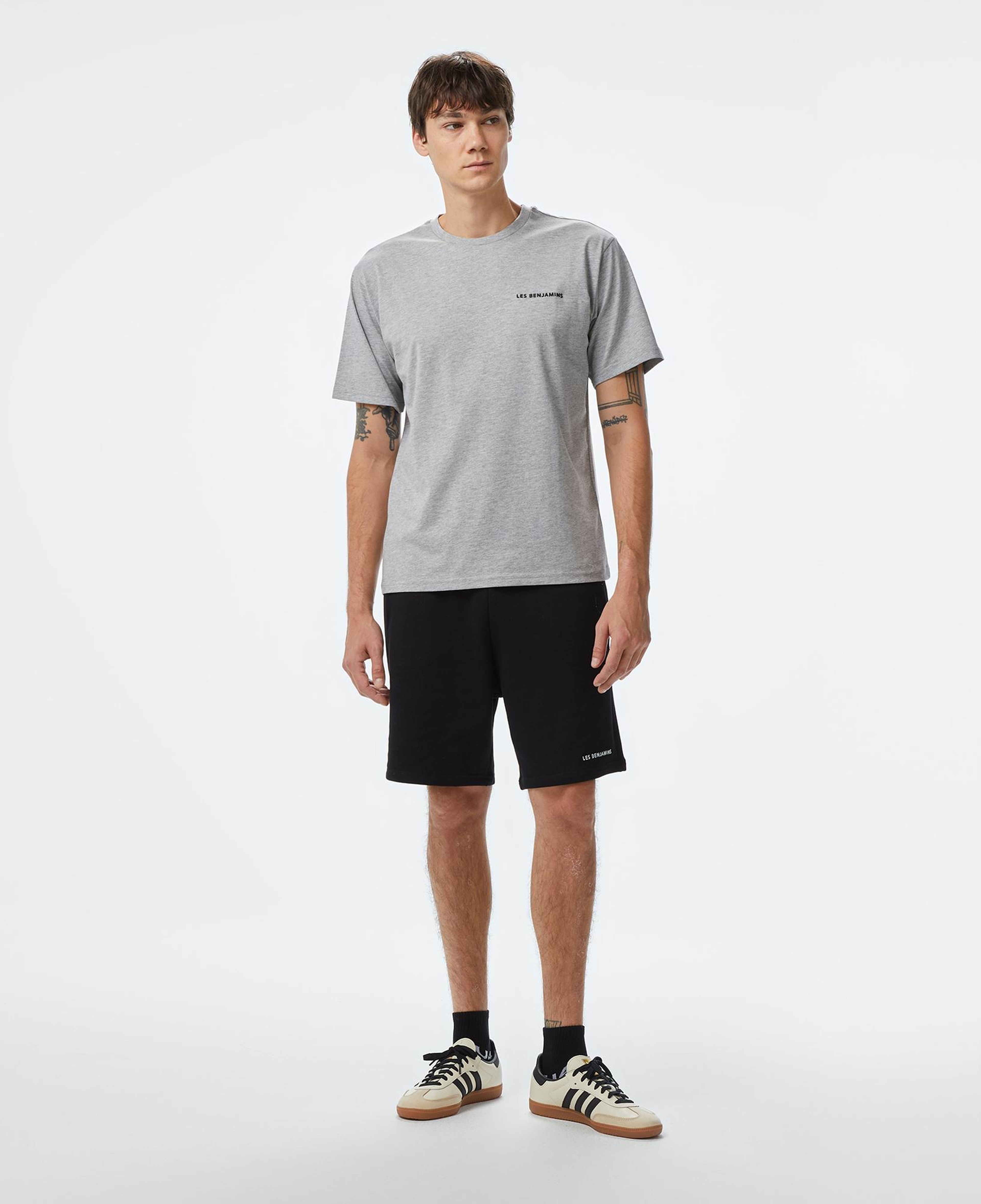 Les Benjamins Essentials Erkek Gri T-Shirt