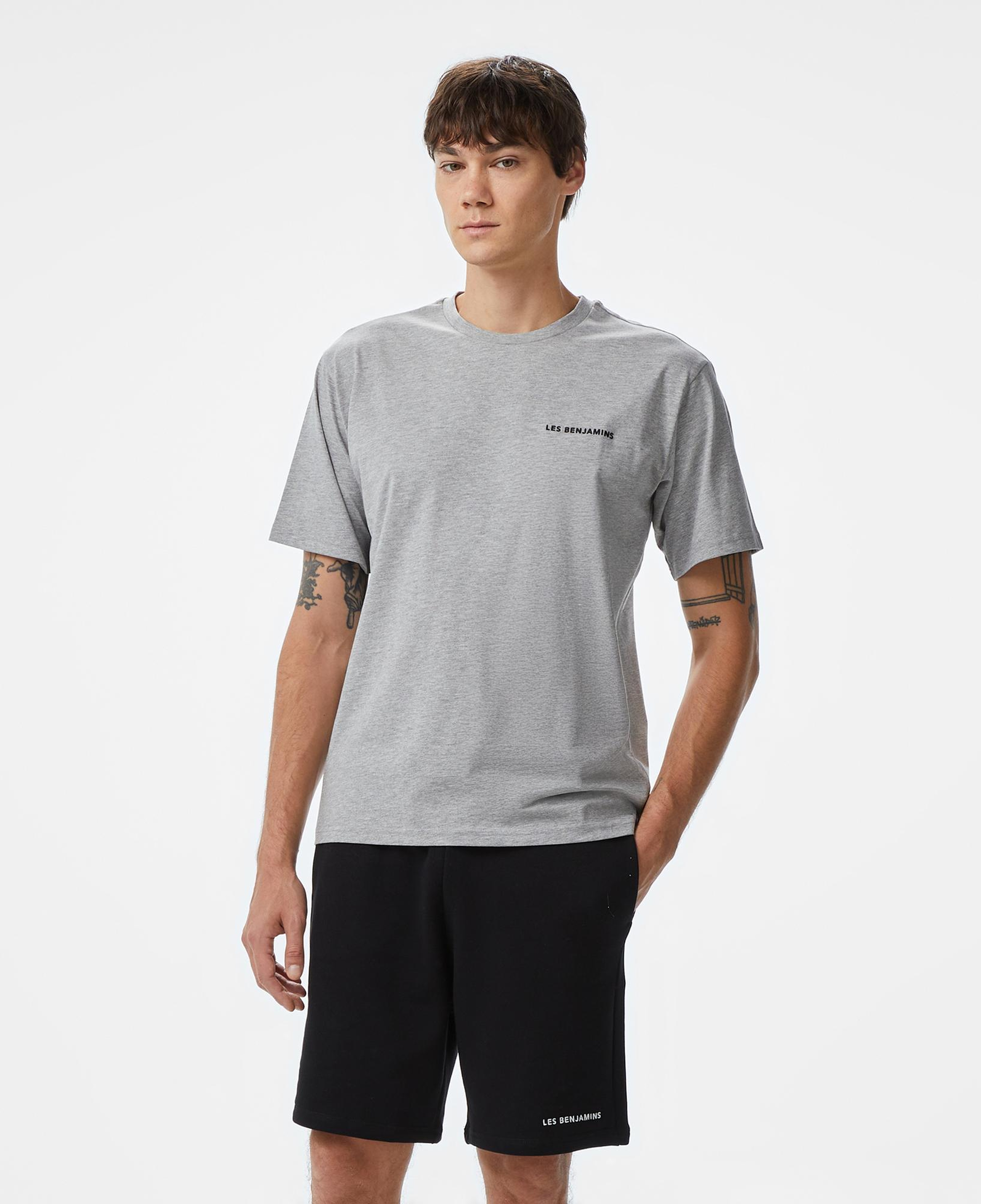 Les Benjamins Essentials Erkek Gri T-Shirt