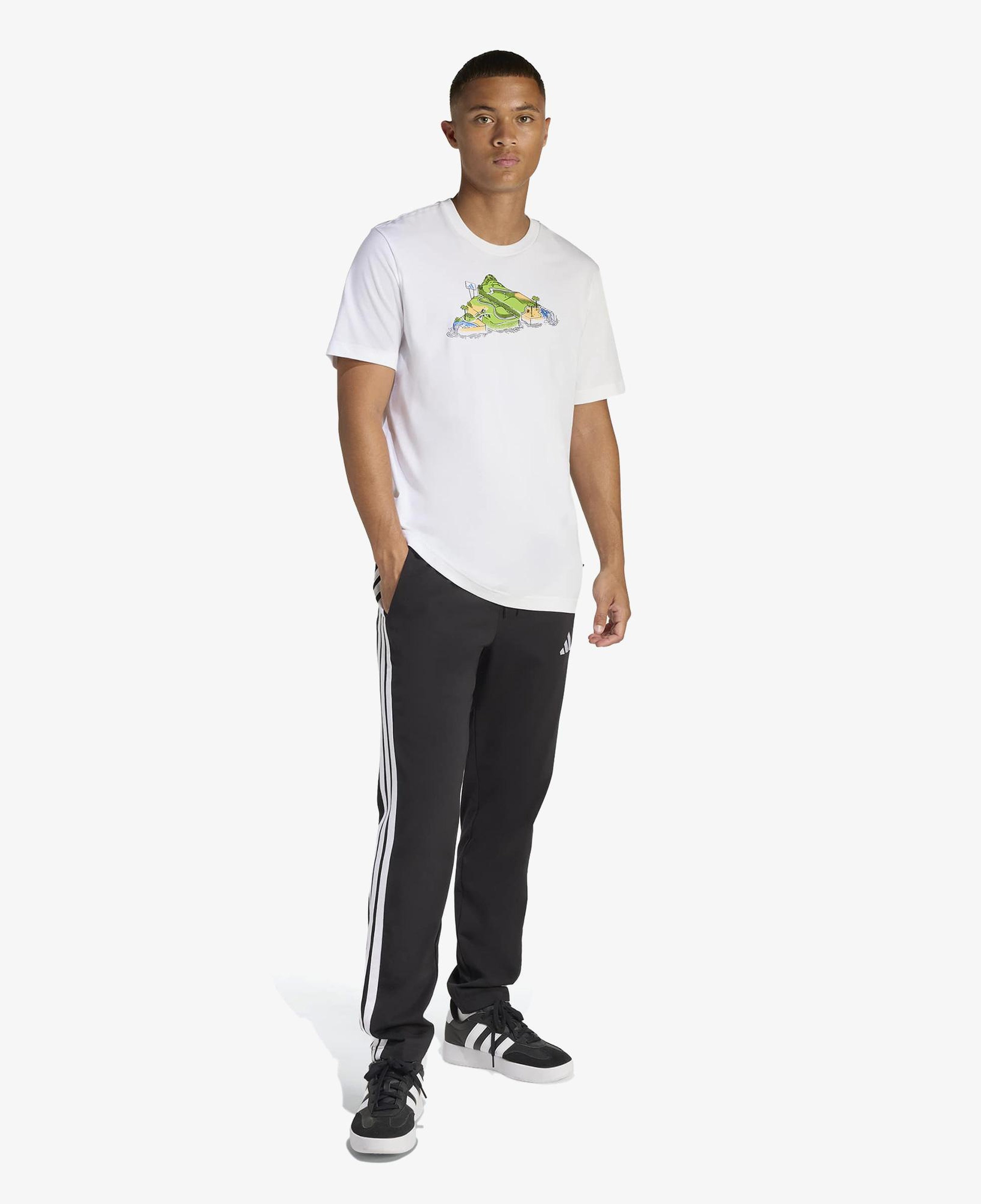 adidas Novelty Mini Erkek Beyaz T-Shirt