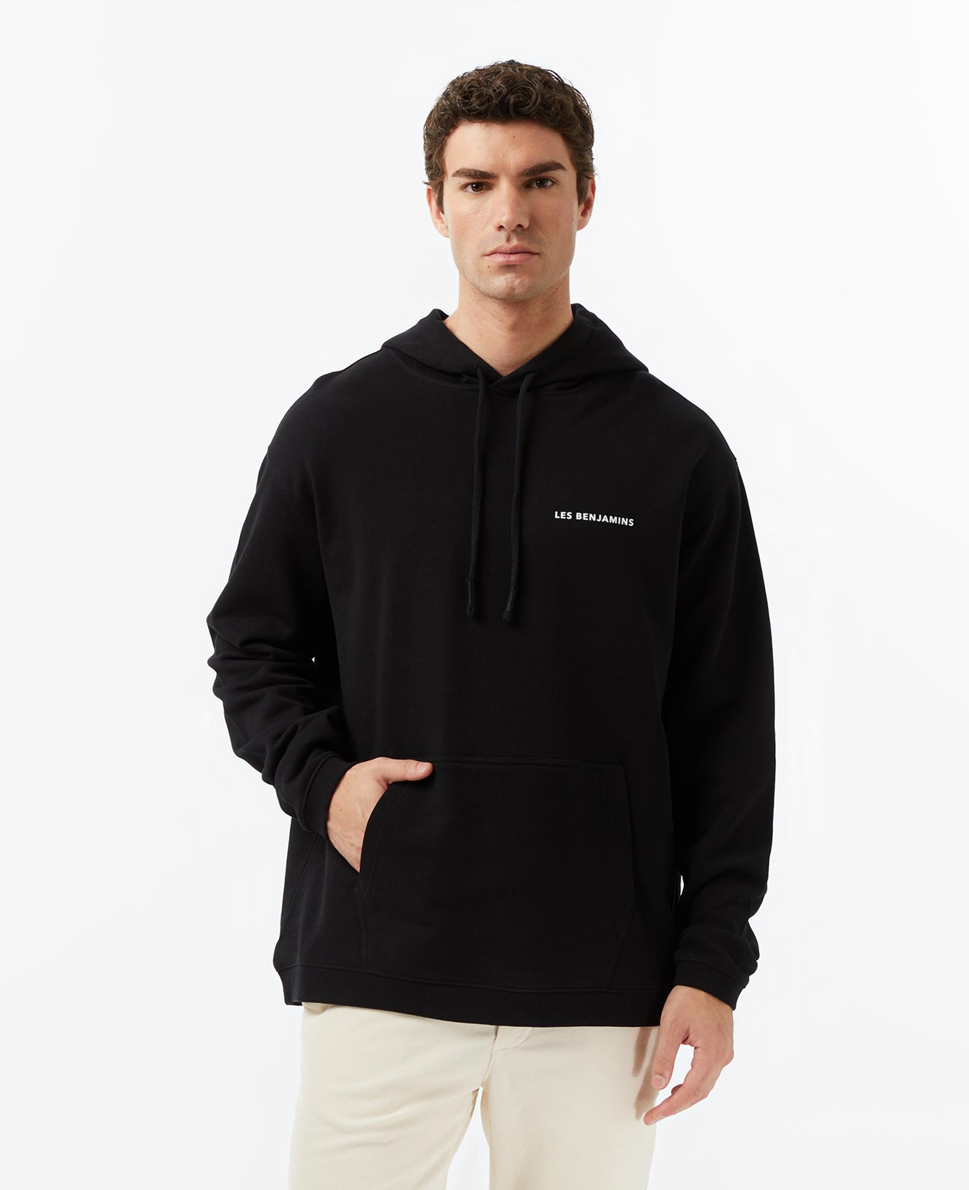 Les Benjamins Erkek Siyah Sweatshirt