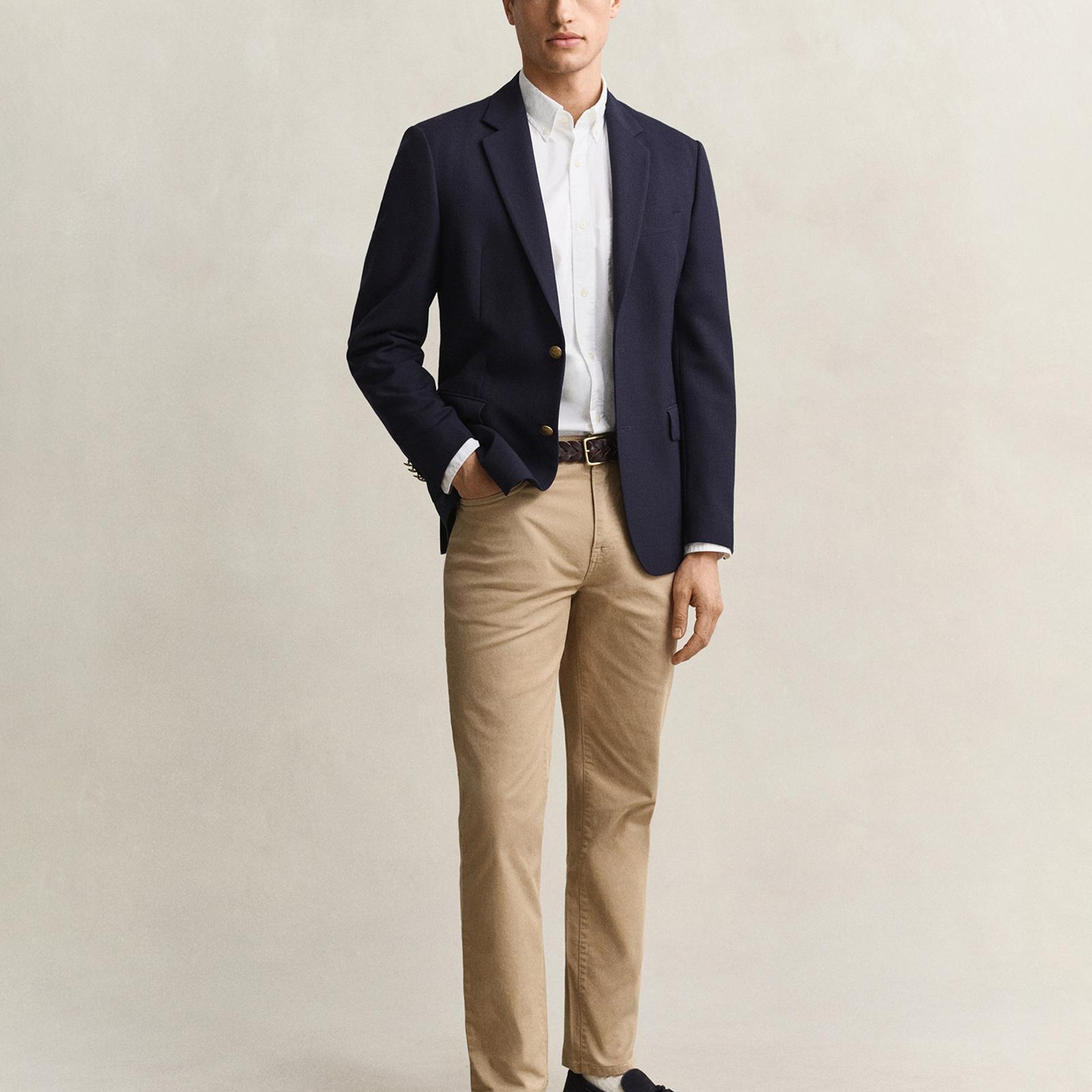 GANT Erkek Beyaz Regular Fit Poplin Gömlek
