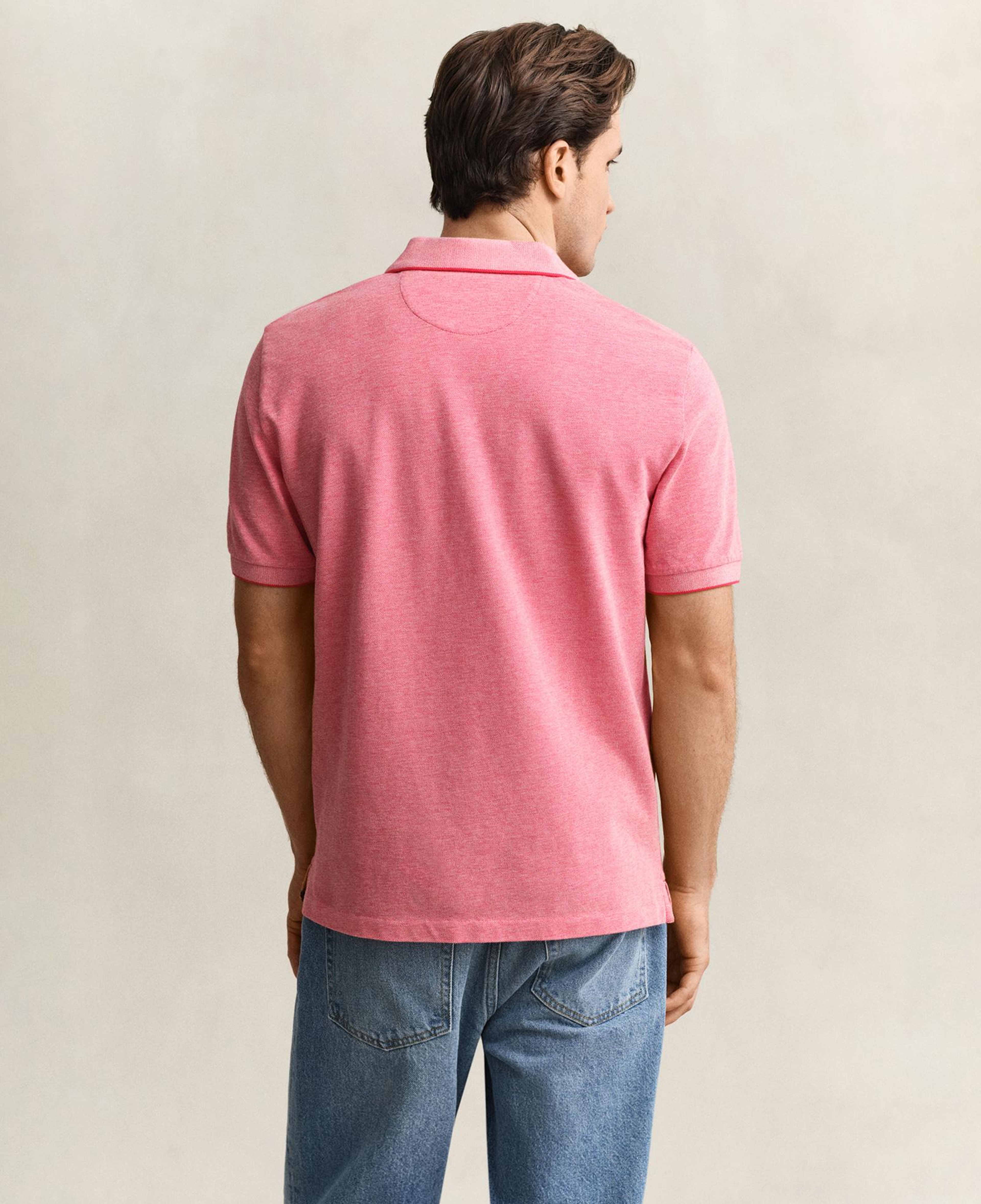 GANT Erkek Kırmızı Regular Fit Polo Yaka T-Shirt