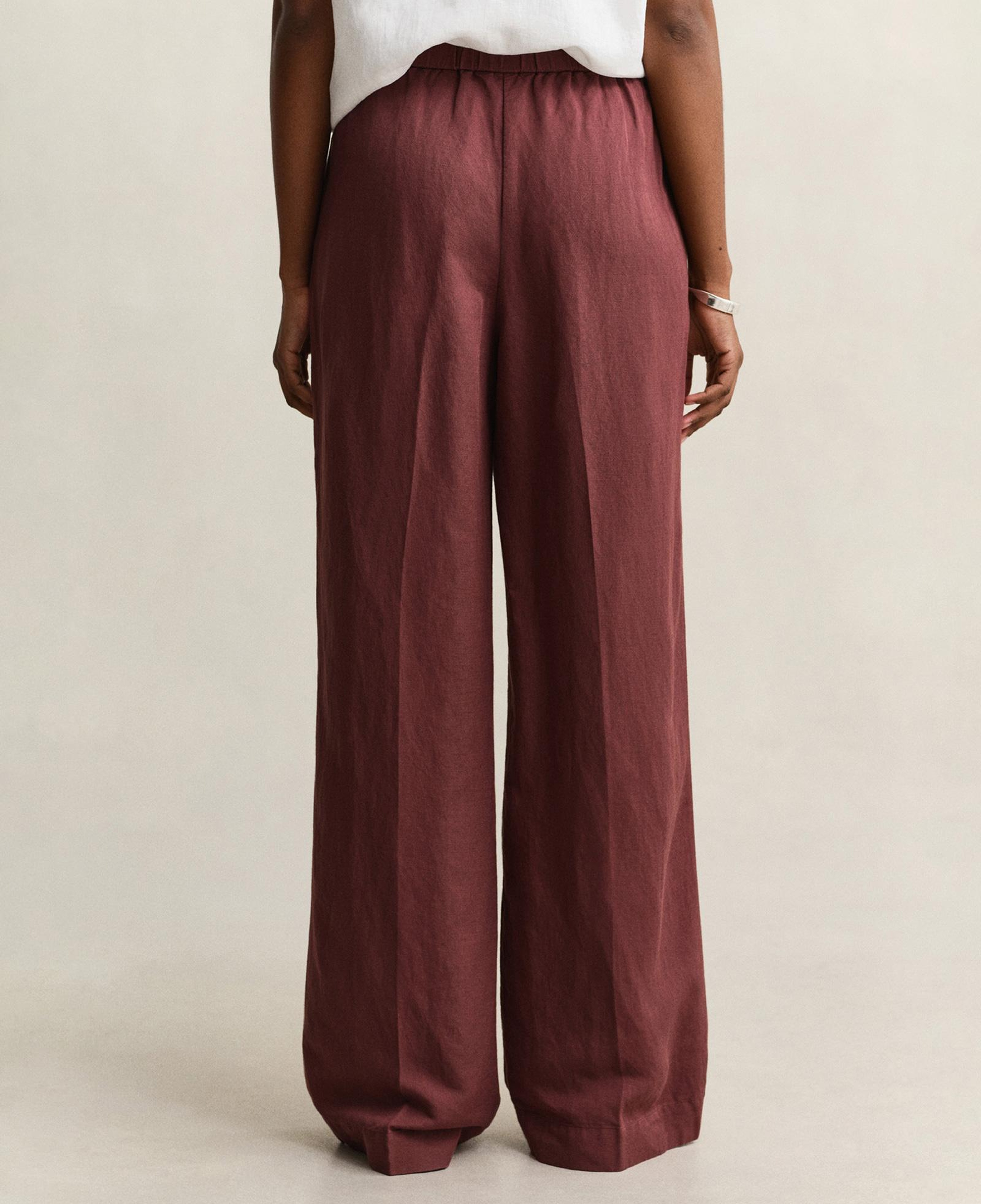 GANT Kadın Kahverengi Relaxed Fit Pantolon