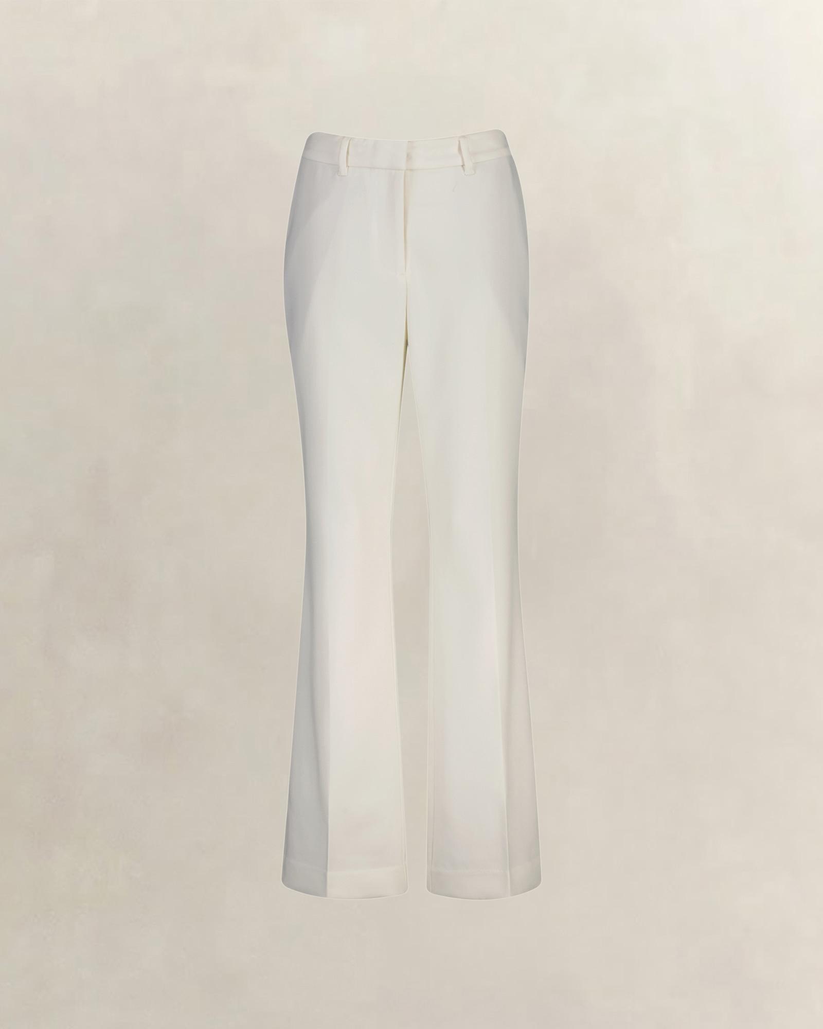 GANT Kadın Beyaz Slim Fit Pantolon