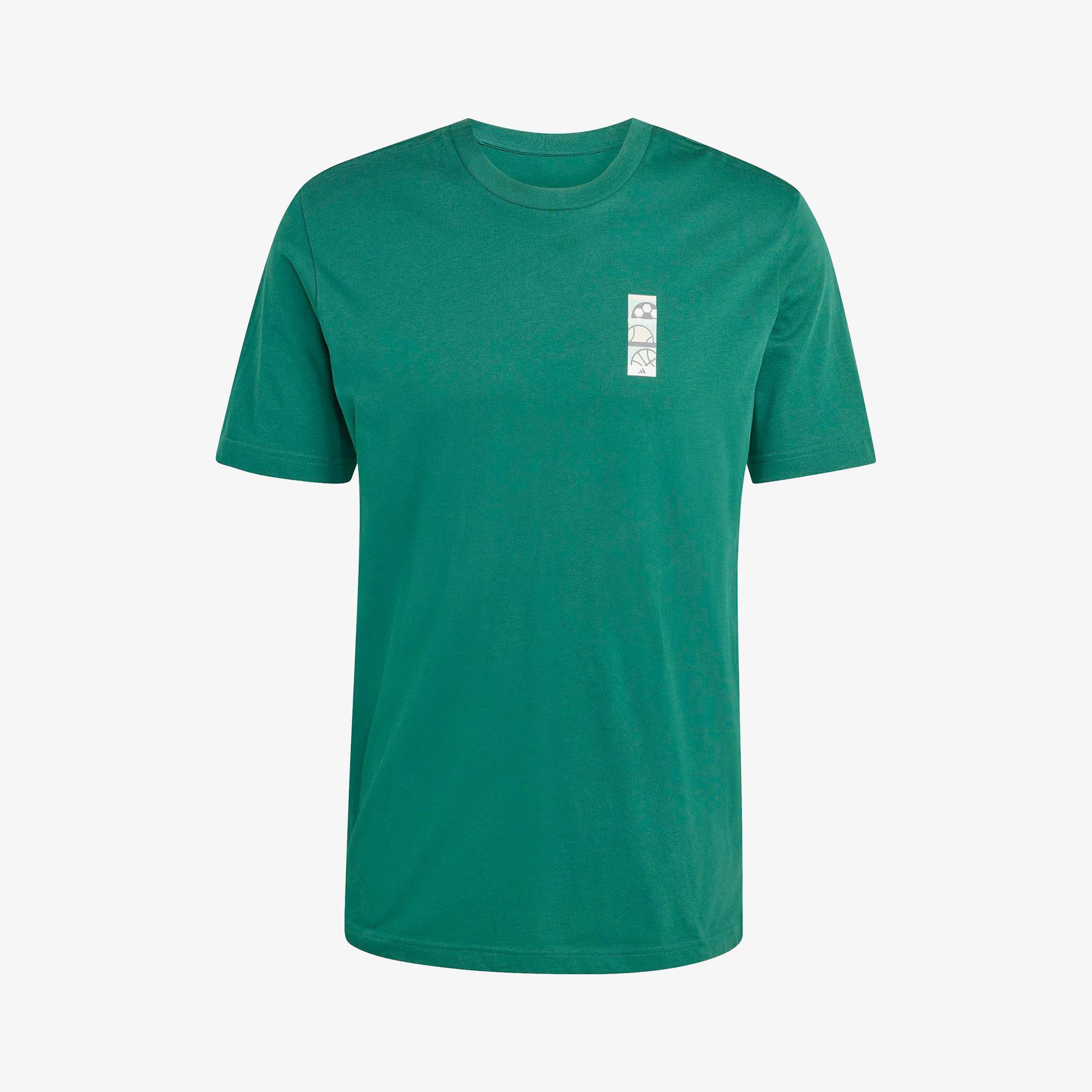 adidas Memories of Sport Poster Erkek Yeşil T-Shirt