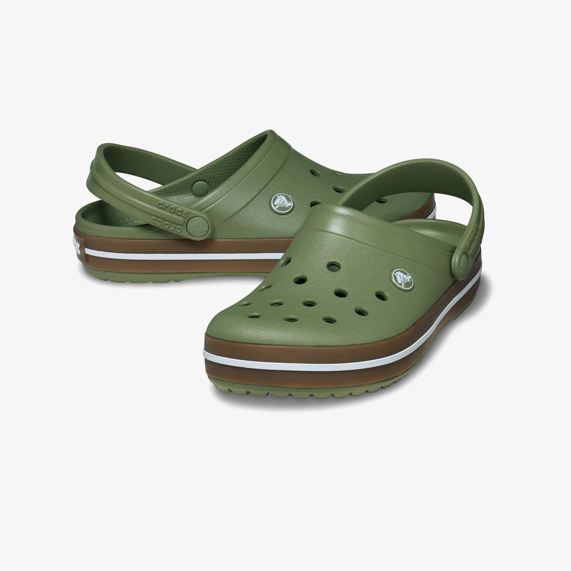 Crocs Crocband Gum Clog Erkek Yeşil Terlik