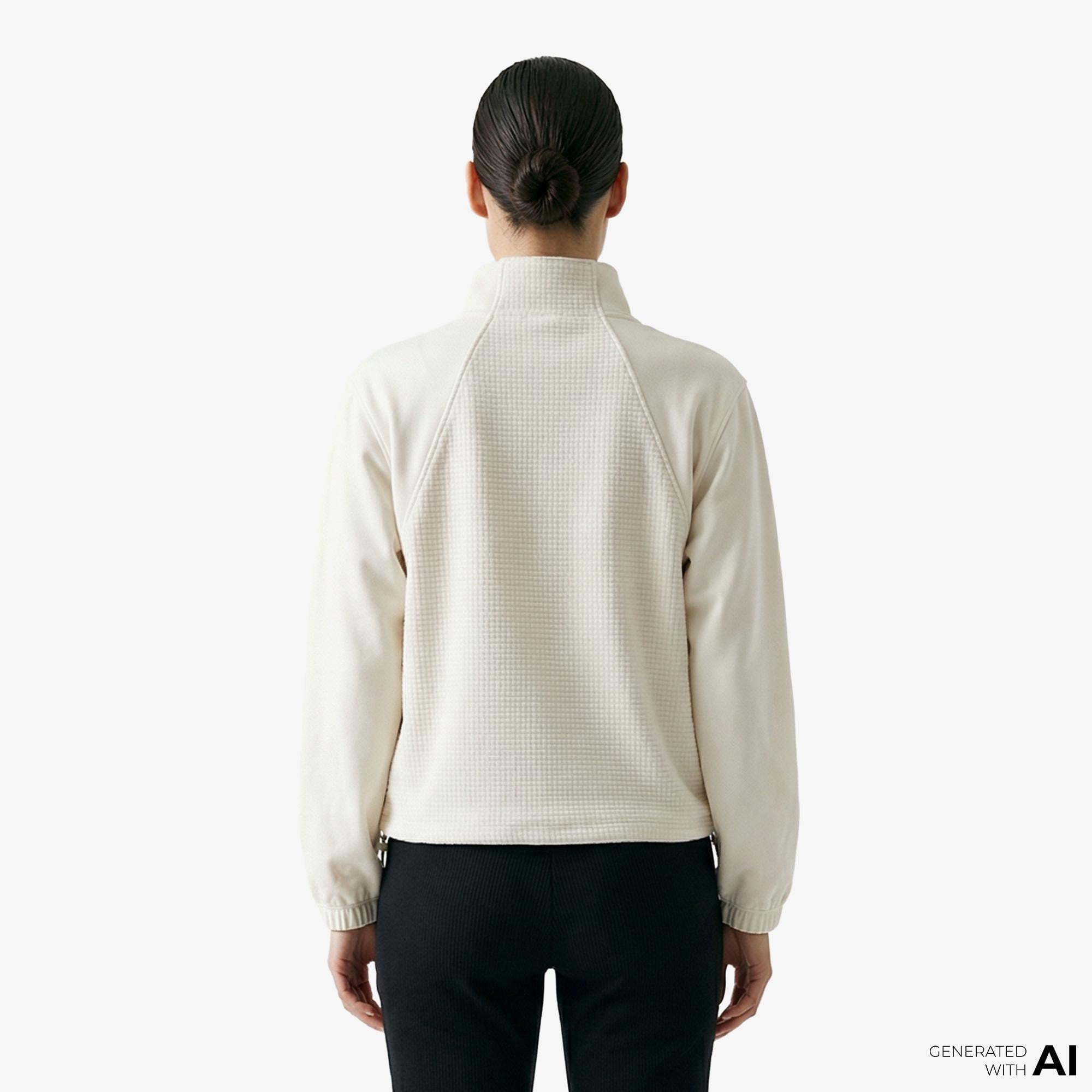 Anta Fearless Trip Kadın Krem Sweatshirt